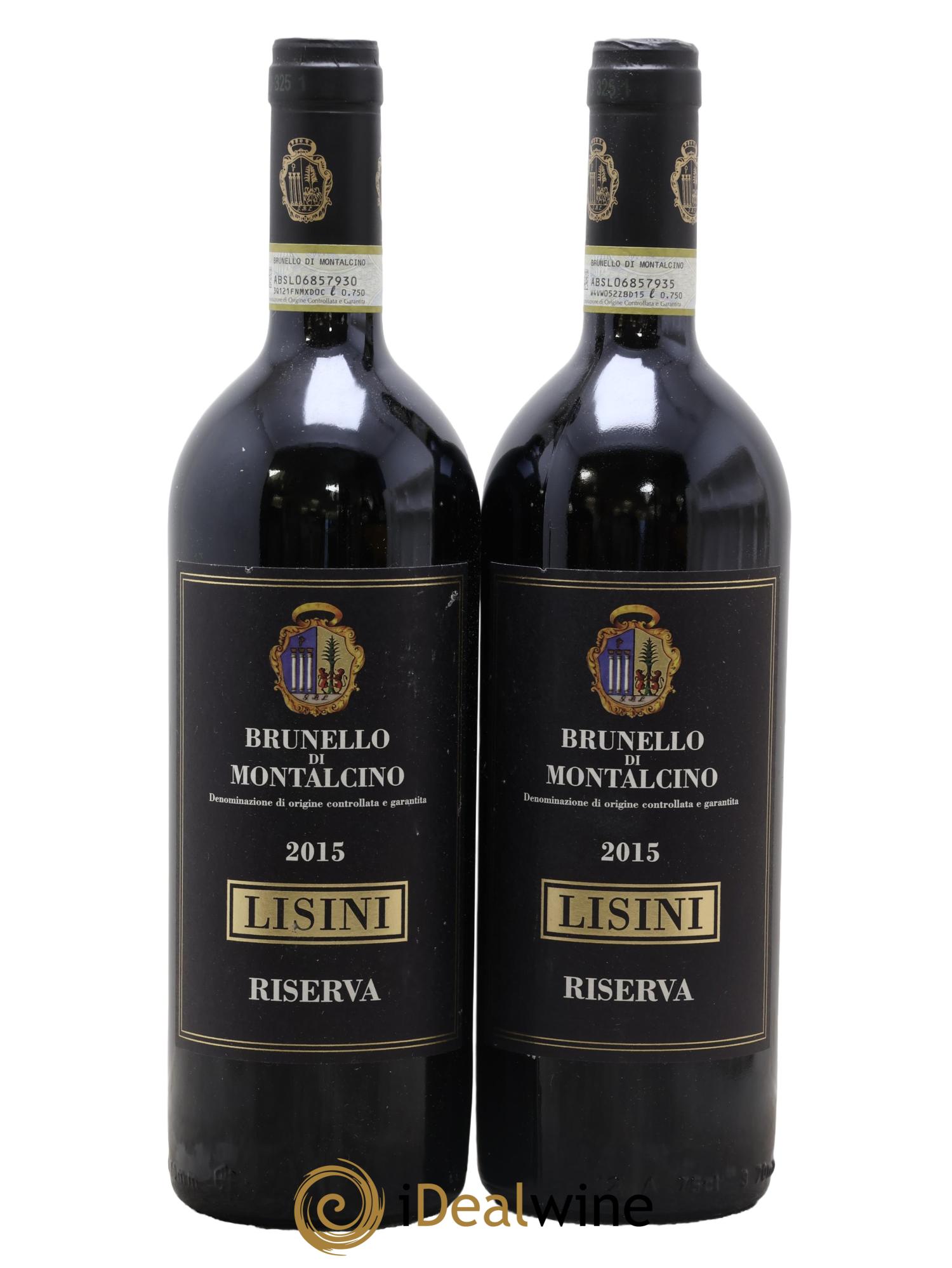 Brunello di Montalcino Riserva Lisini 2015 - Lot de 2 bouteilles - 0