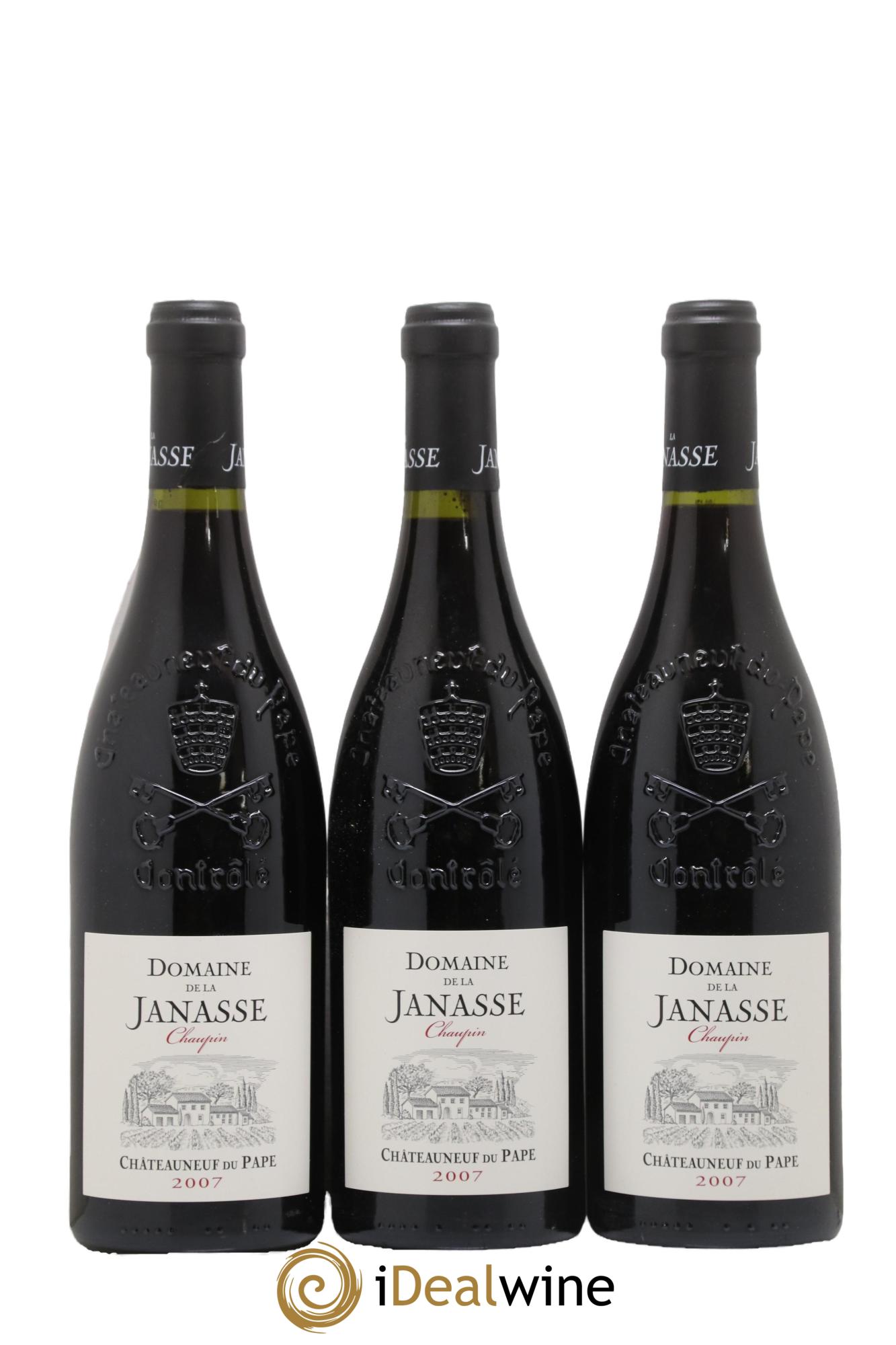 Châteauneuf-du-Pape Cuvée Chaupin La Janasse (Domaine de) 2007 - Lot de 12 bouteilles - 4