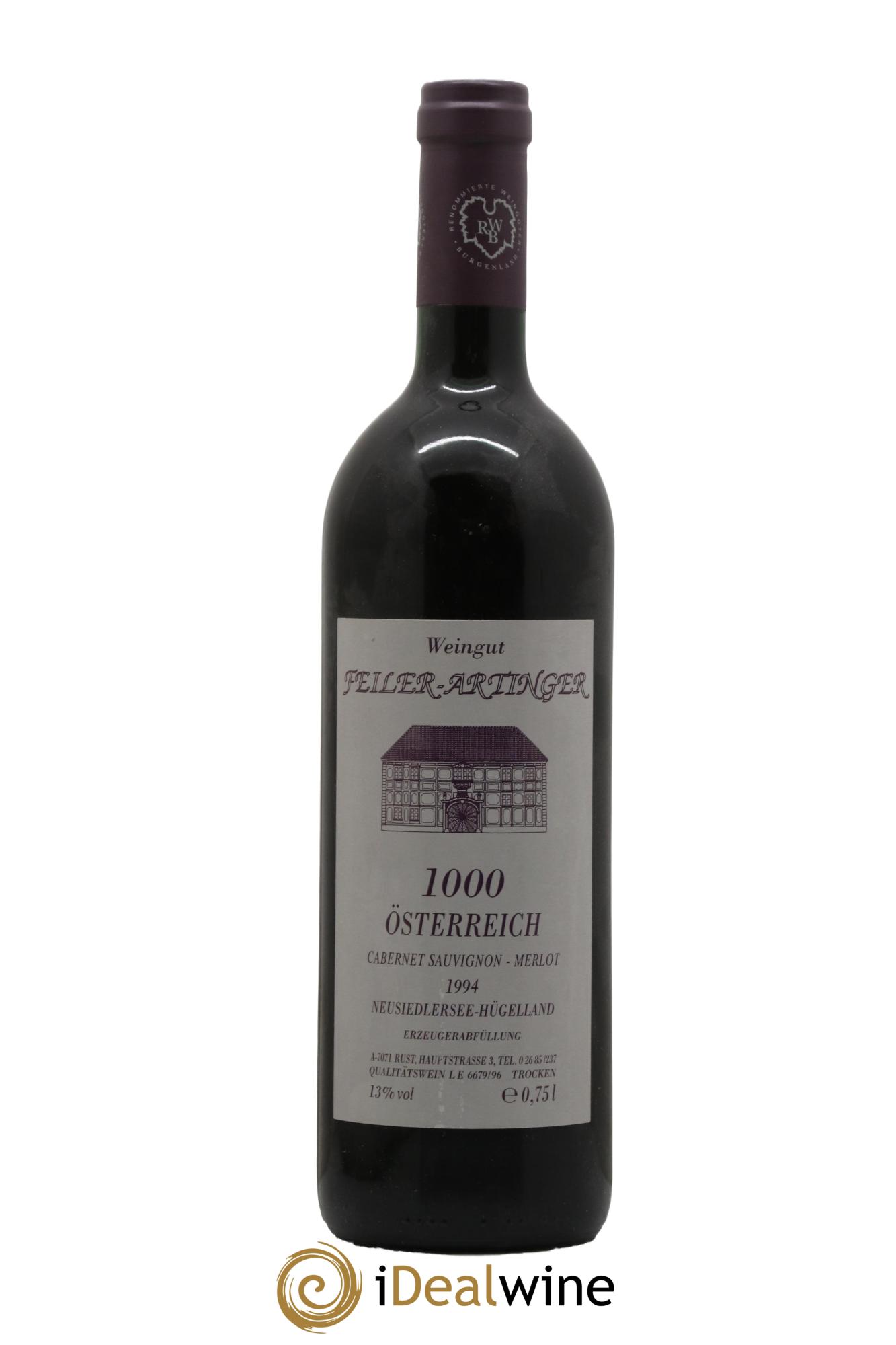 Autriche 1000 Osterreich Cabernet - Merlot Weingut Feiler-Artinger 1994 - Lotto di 1 bottiglia - 0