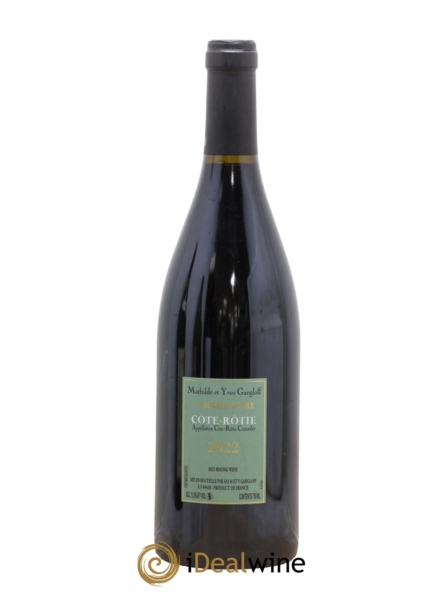 Côte-Rôtie La Sereine Noire Gangloff (Domaine) 2022 - Lot of 1 bottle - 1