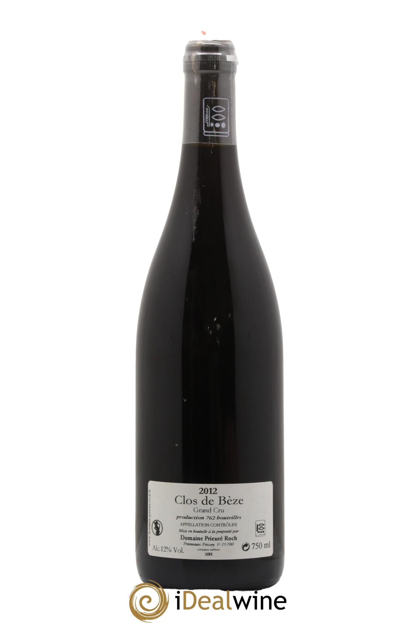 Chambertin Clos de Bèze Grand Cru Prieuré Roch 2012 - Posten von 1 Flasche - 1