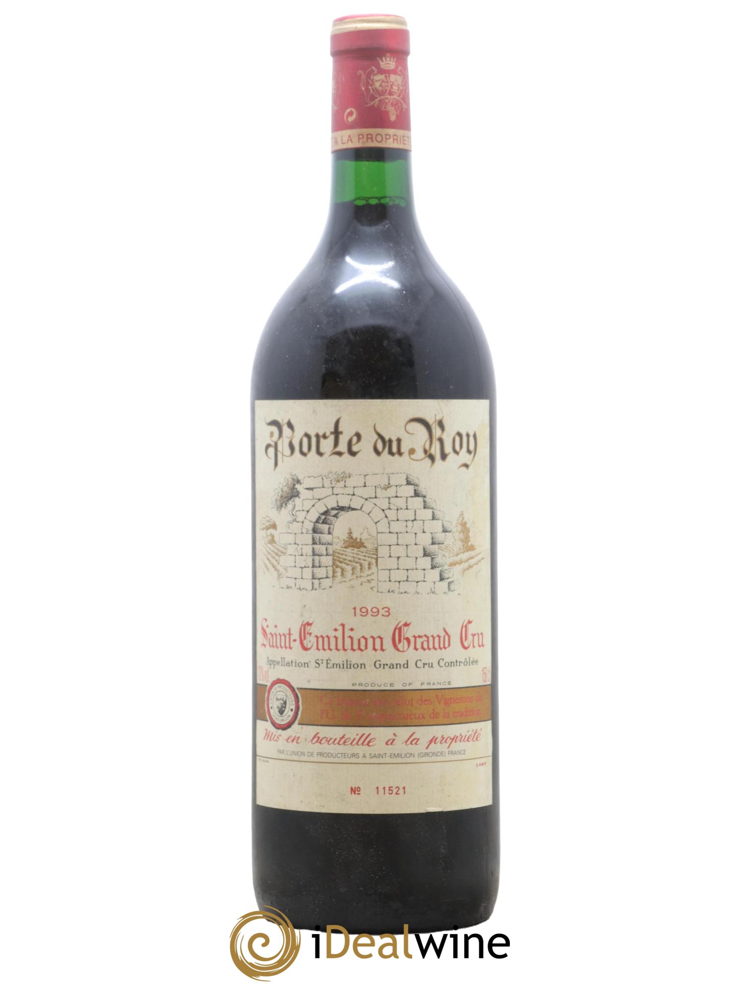 Saint-Émilion Grand Cru Porte De Roy 1993 - Lot de 1 magnum - 0
