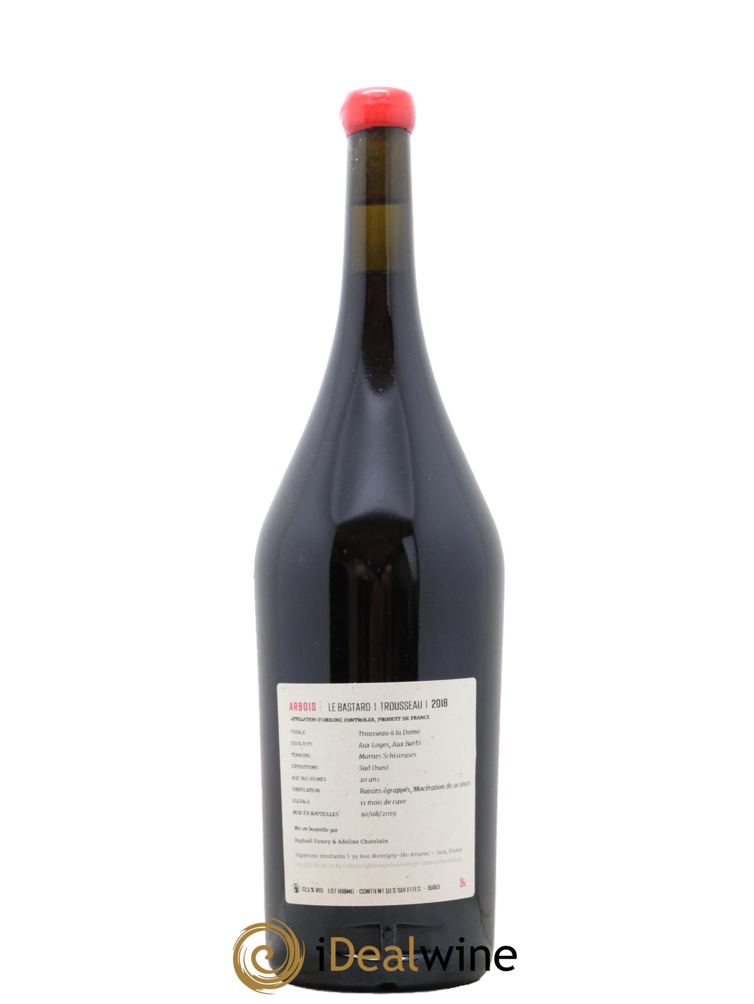 Arbois Trousseau Le Bastard Fumey-Chatelain 2018 - Lot de 1 magnum - 1