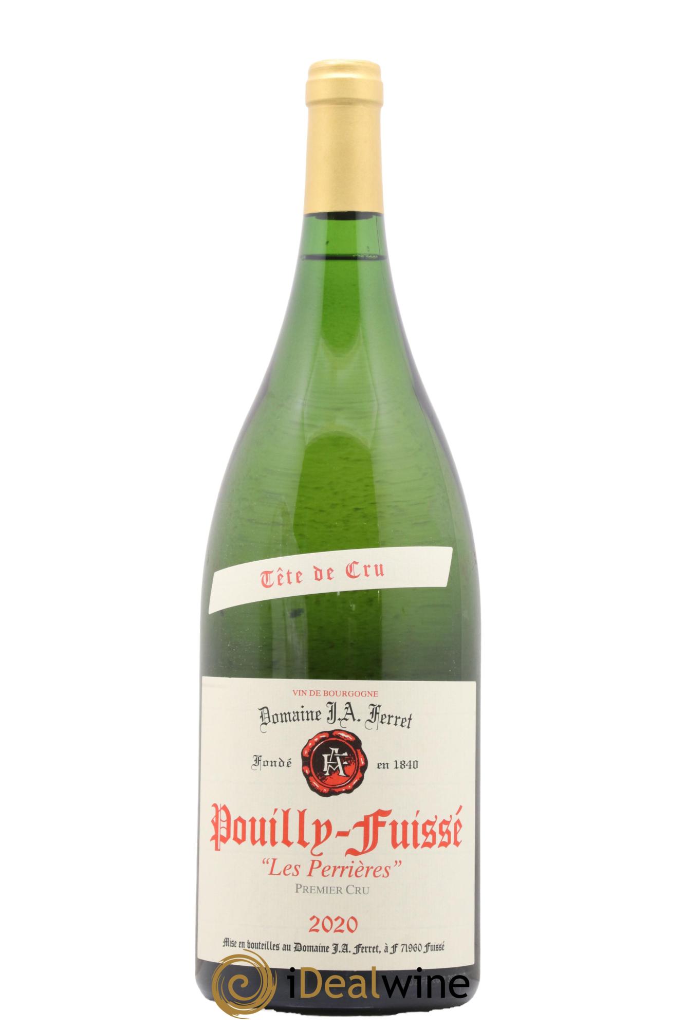 Pouilly-Fuissé Tête de Cru Les Perrières J.A. Ferret (Domaine) 2020 - Lot de 1 magnum - 0