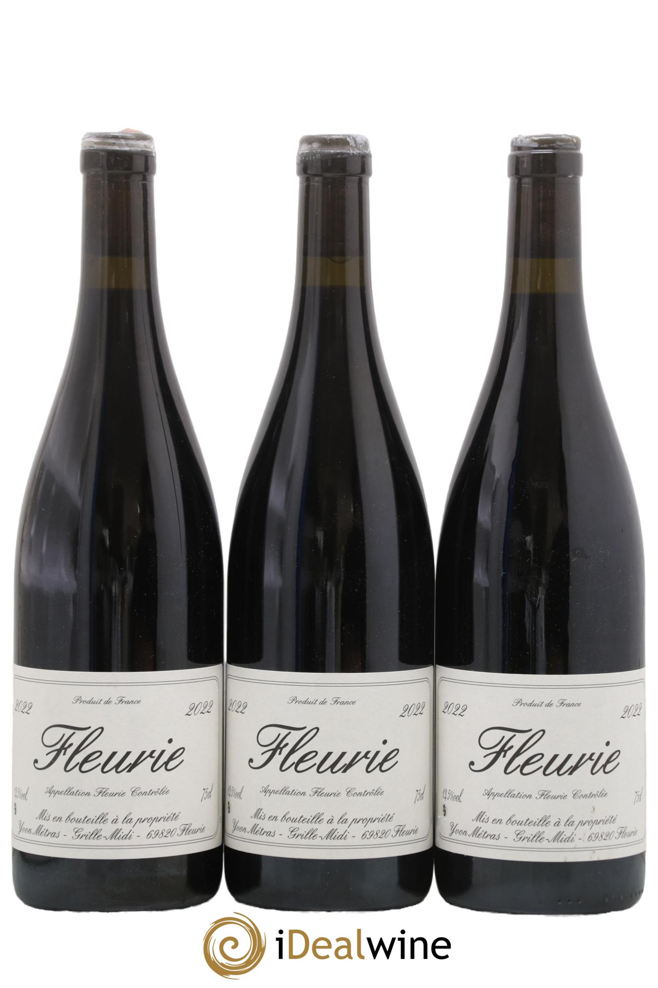 Fleurie Yvon Métras 2022 - Lotto di 3 bottiglie - 0