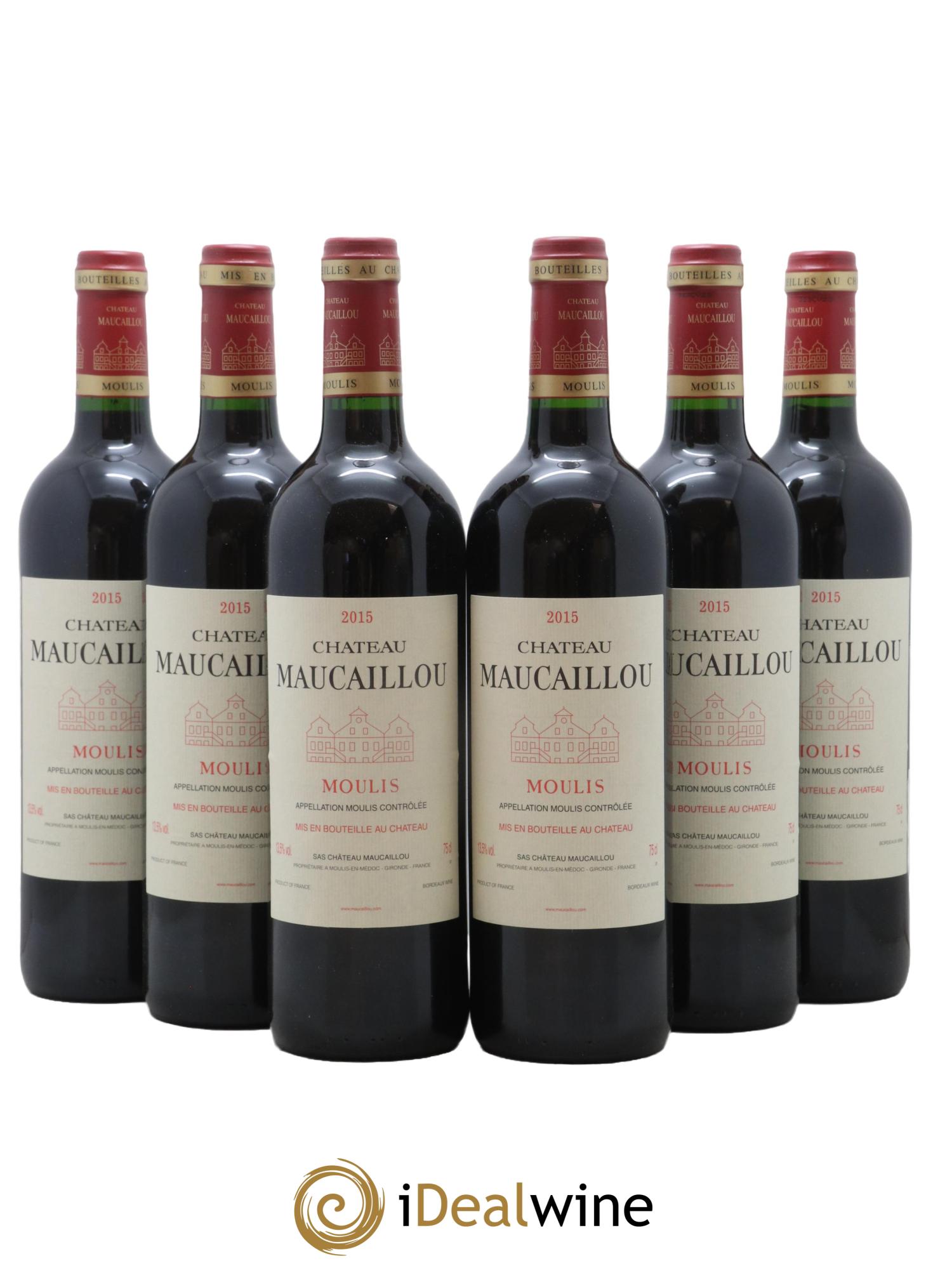 Château Maucaillou 2015 - Lot de 6 bouteilles - 0