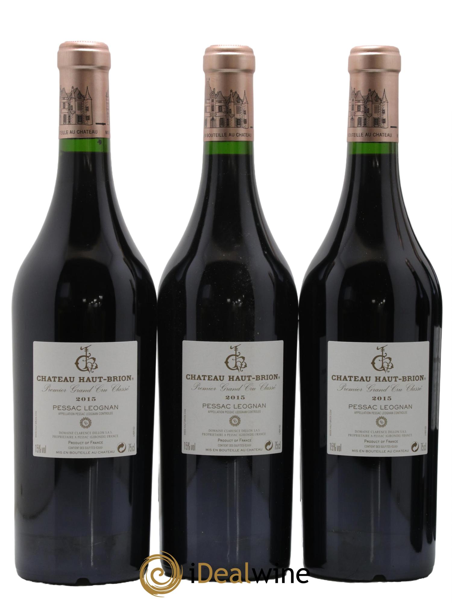 Château Haut Brion 1er Grand Cru Classé 2015 - Lot de 6 bouteilles - 4
