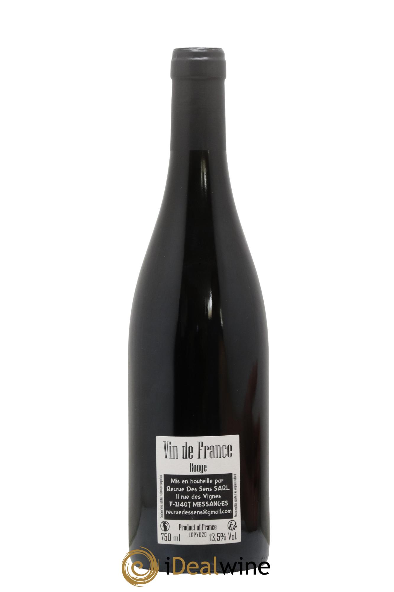 Vin de France Les Grands Ponts Yann Durieux - Recrue des Sens Les Grands Ponts Yann Durieux - Recrue des Sens 2020 - Lot de 1 bouteille - 1