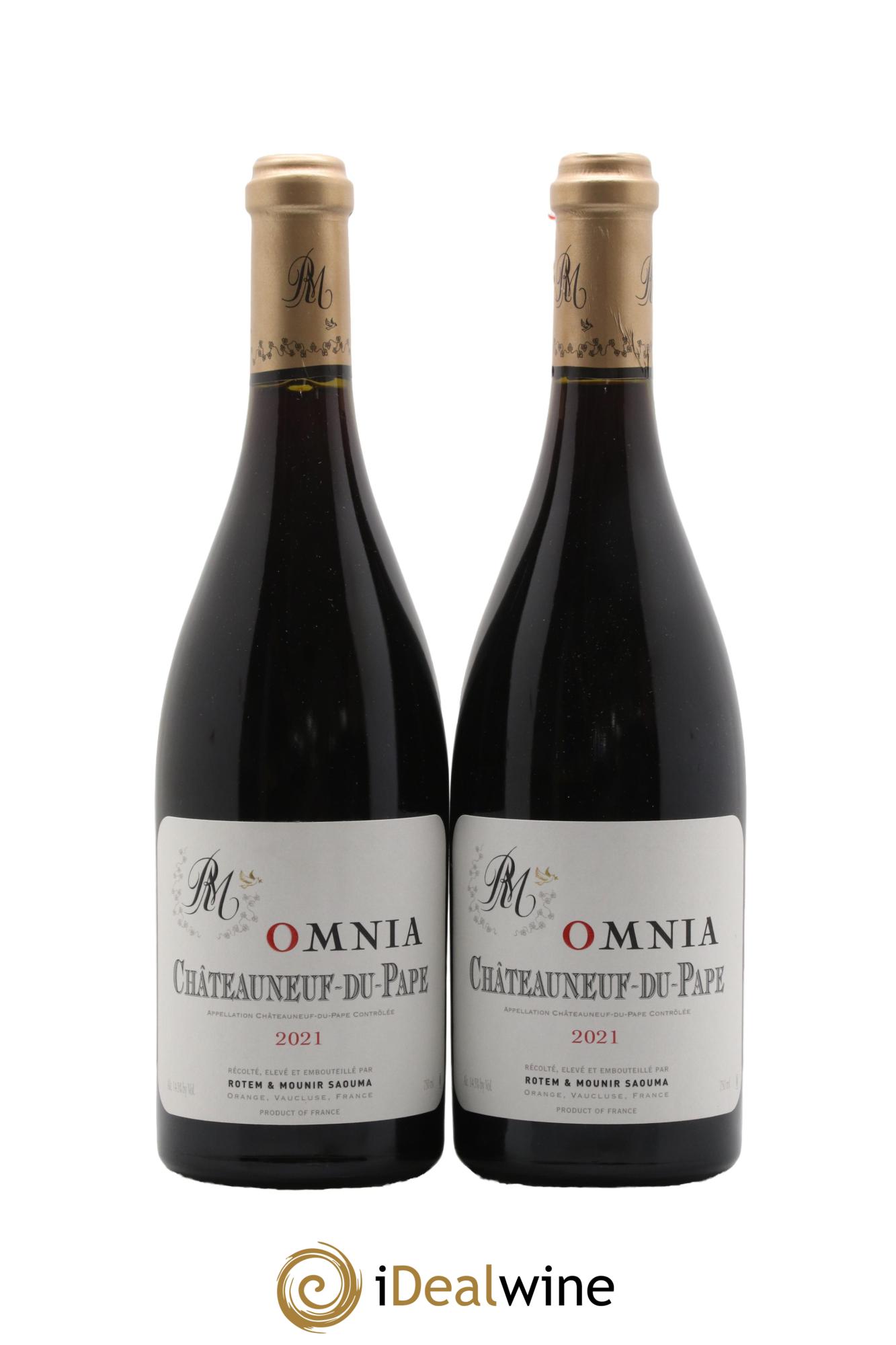 Châteauneuf-du-Pape Omnia Rotem et Mounir Saouma 2021 - Lot de 2 bouteilles - 0