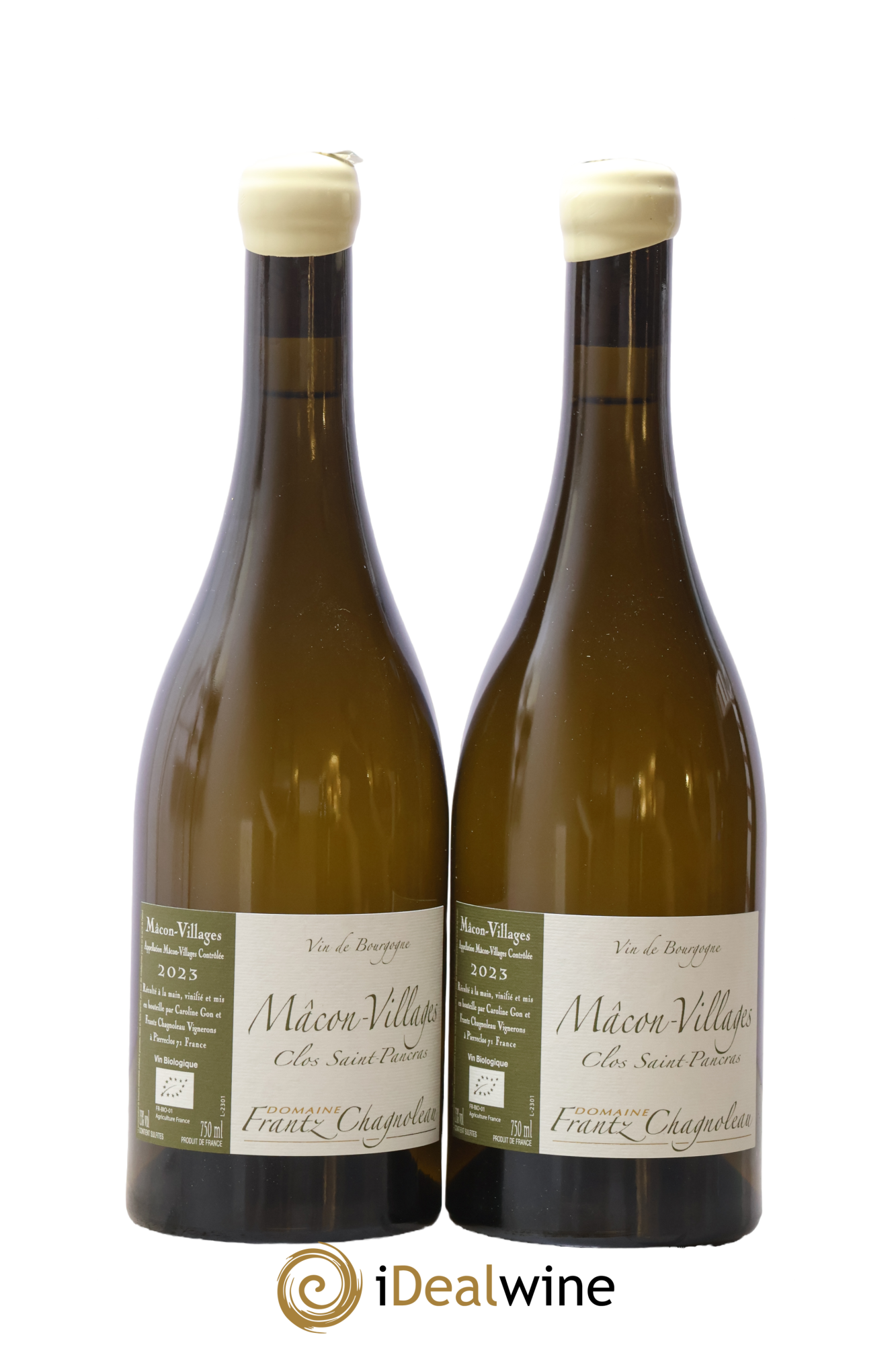 Mâcon Clos Saint Pancras Frantz Chagnoleau (Domaine) 2023 - Lote de 2 botellas - 0