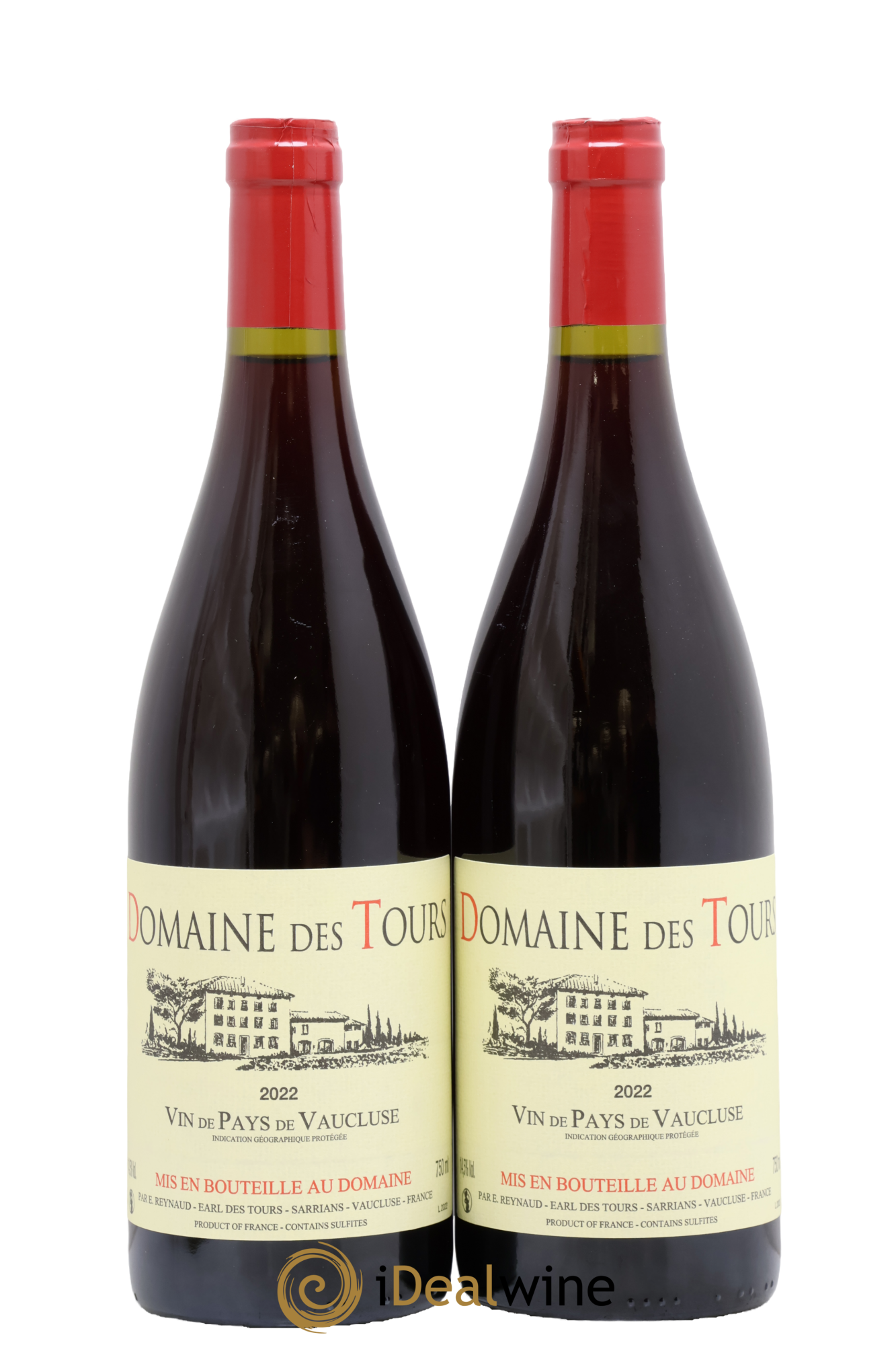 Vaucluse (Vin de Pays de Vaucluse) Domaine des Tours Emmanuel Reynaud 2022 - Posten von 2 Flaschen - 0