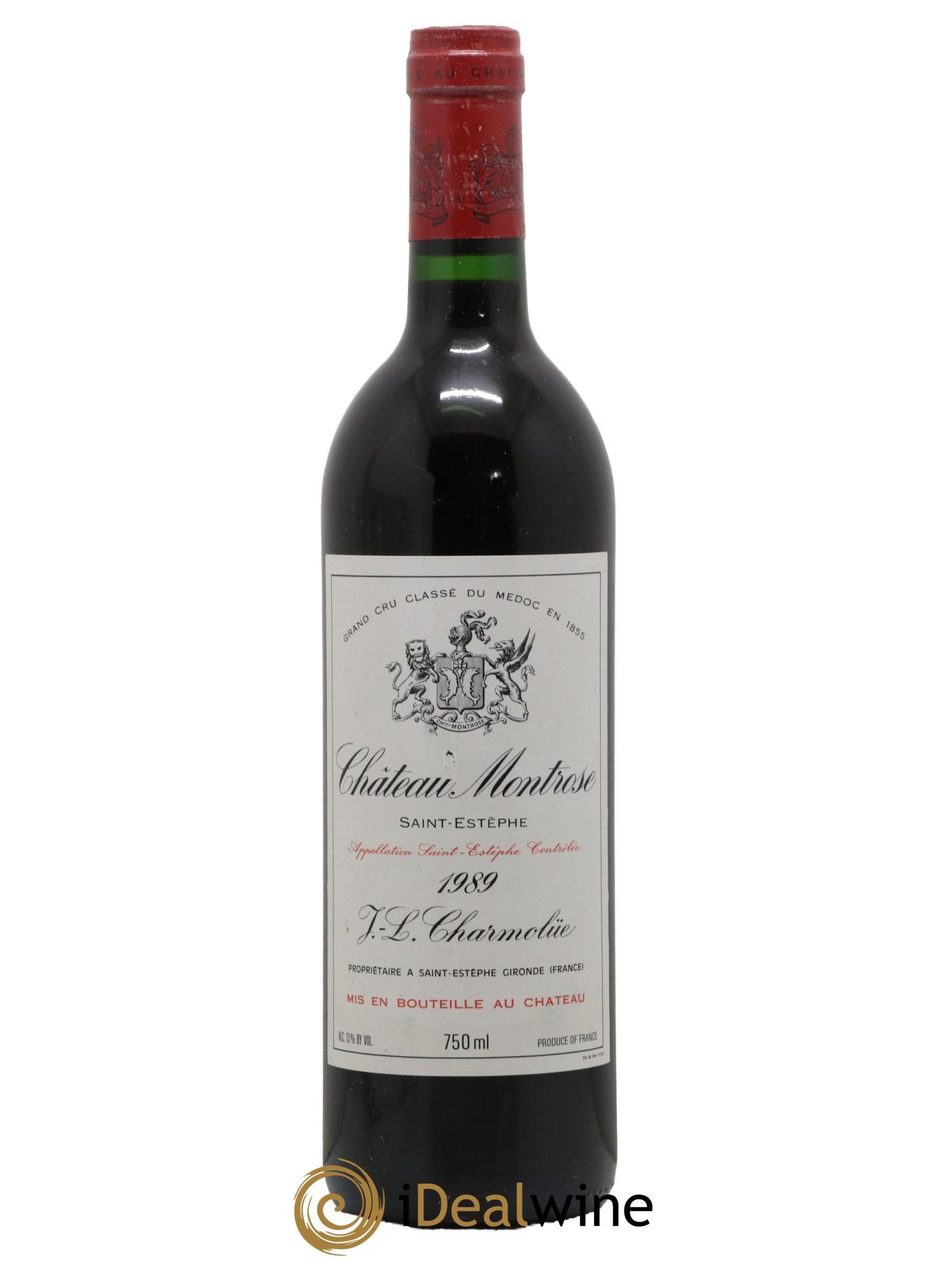 Château Montrose 2ème Grand Cru Classé 1989 - Lot de 1 bouteille - 0