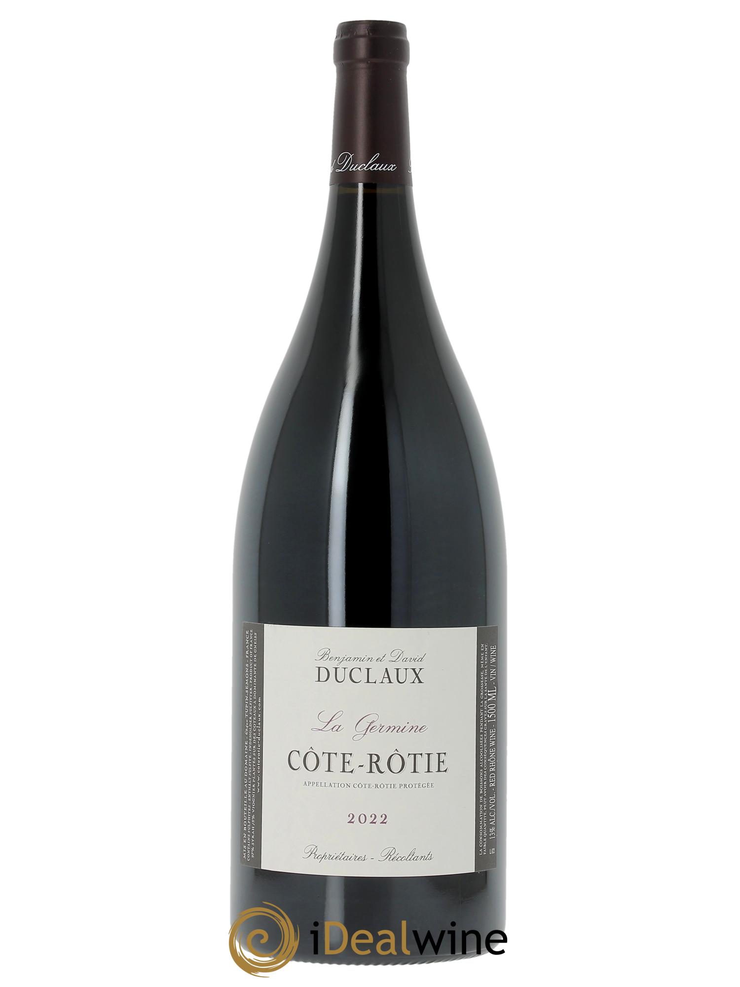 Côte-Rôtie La Germine Domaine Duclaux  2022 - Lotto di 1 magnum - 0