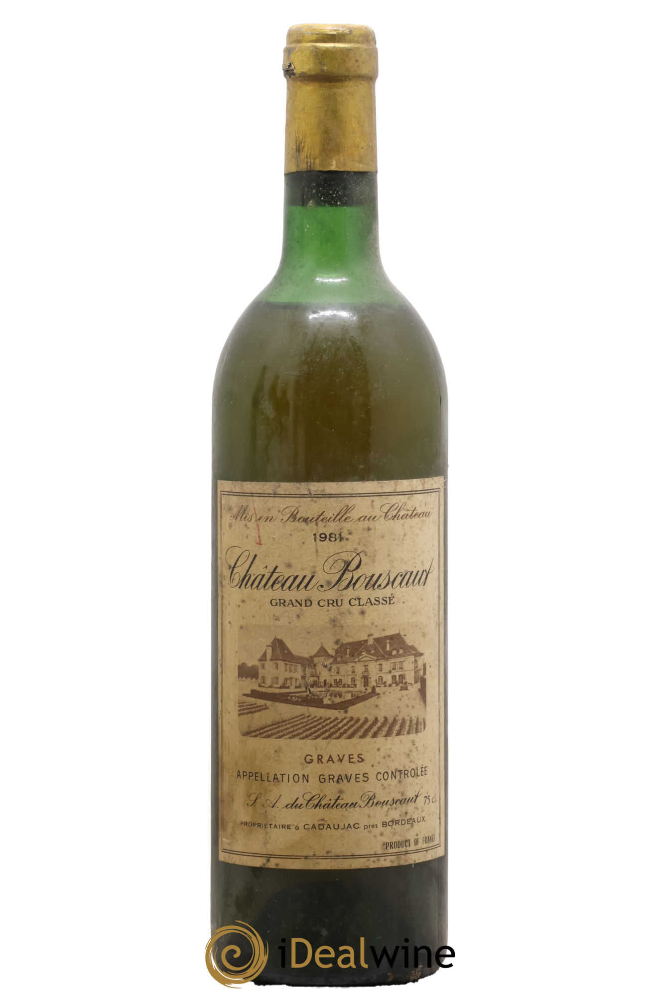 Château Bouscaut Cru Classé de Graves 1981 - Posten von 1 Flasche - 0