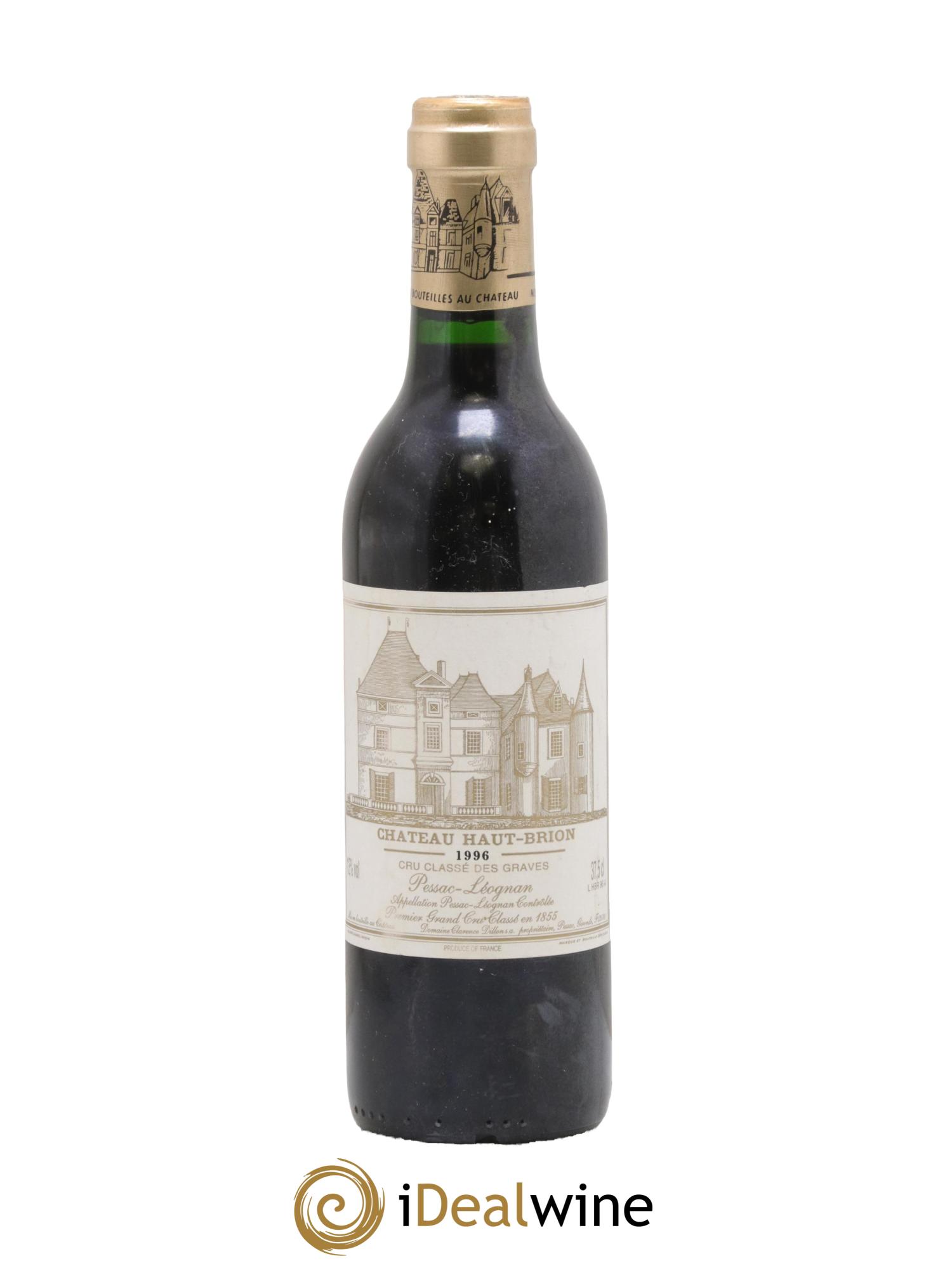 Château Haut Brion 1er Grand Cru Classé 1996 - Lotto di 1 mezza bottiglia - 0