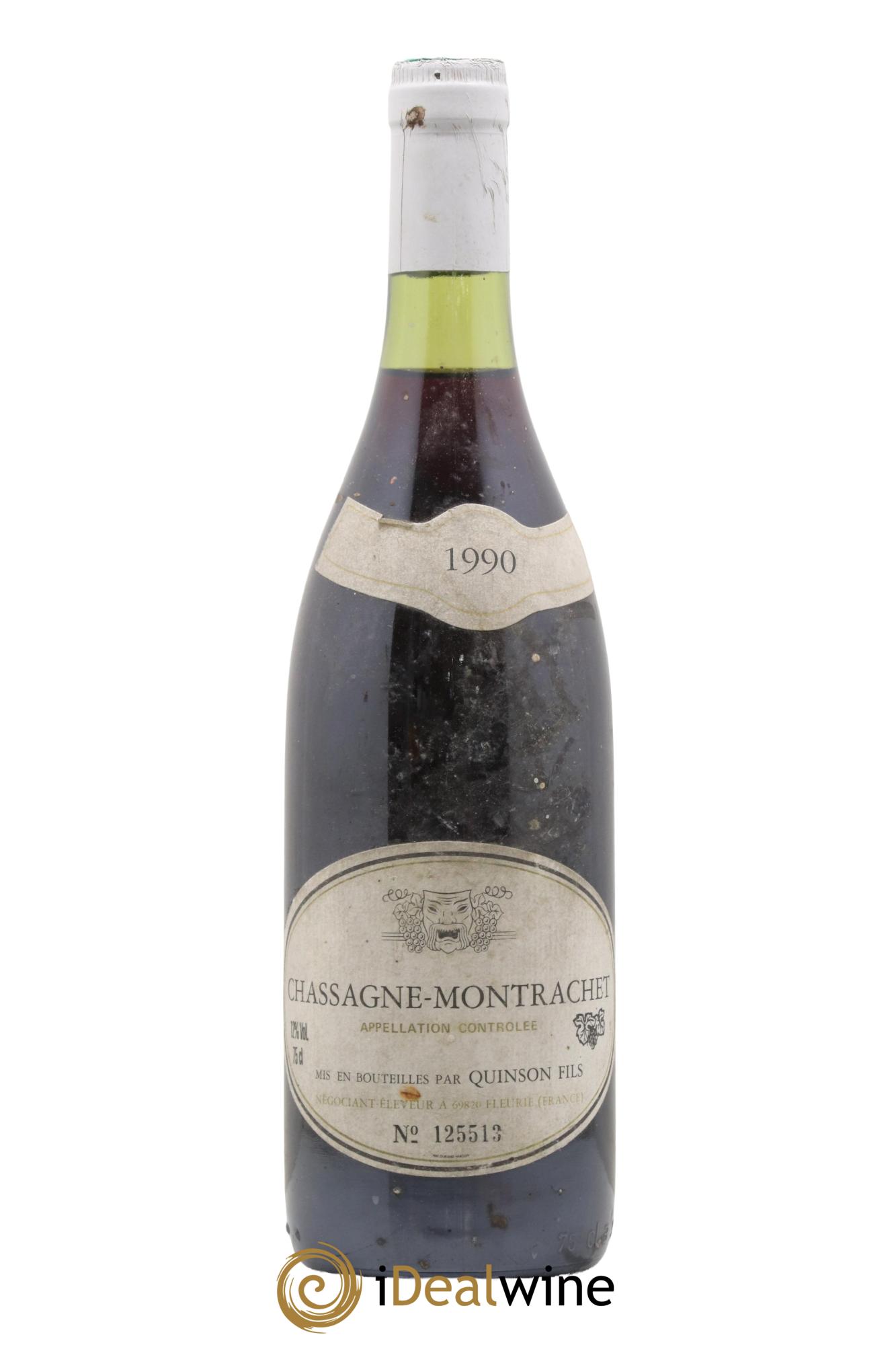 Chassagne-Montrachet Quinson 1990 - Lotto di 1 bottiglia - 0