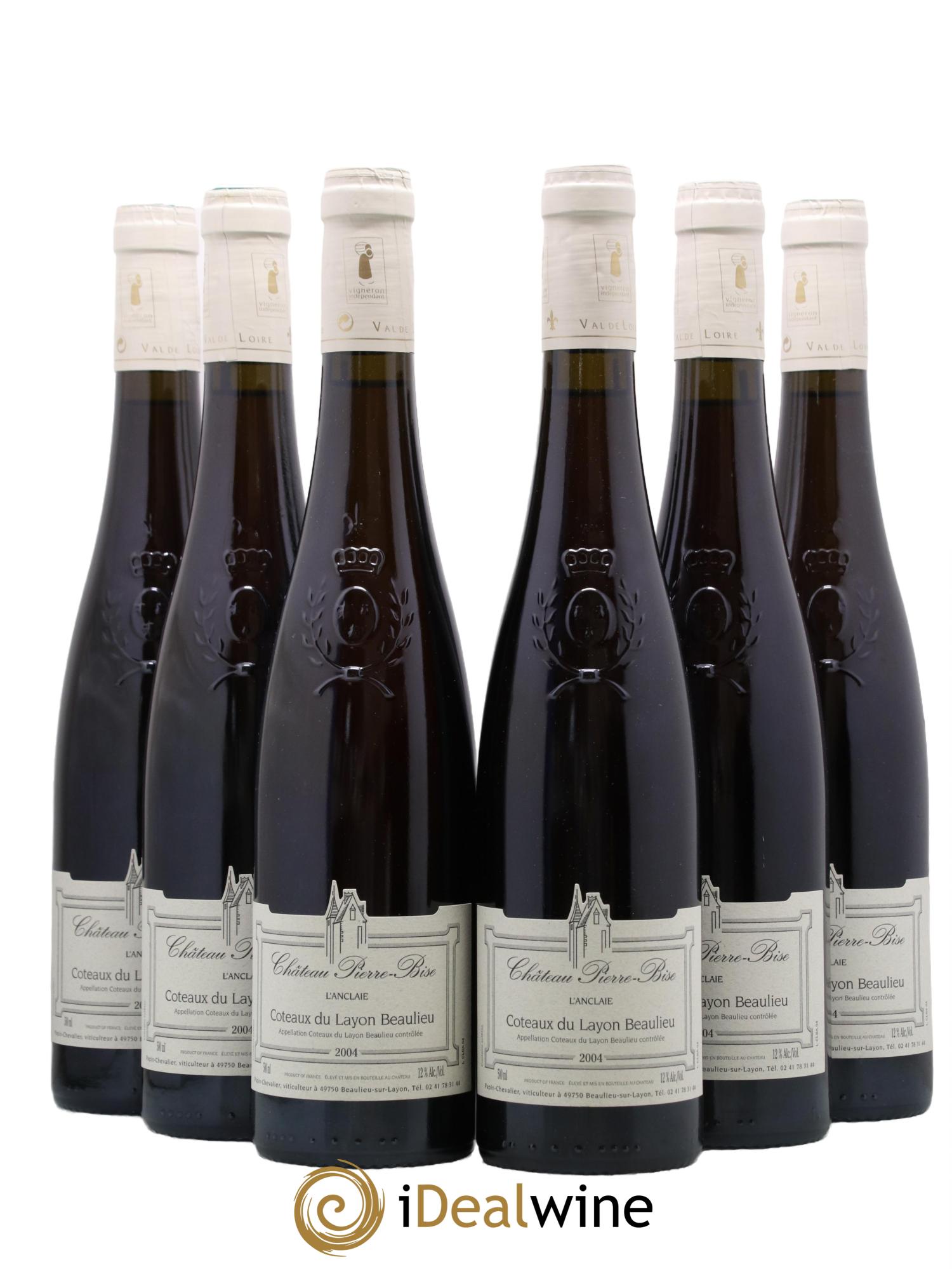Coteaux du Layon Anclaie Chateau Pierre Bise 2004 - Lot de 6 format 50cls - 0