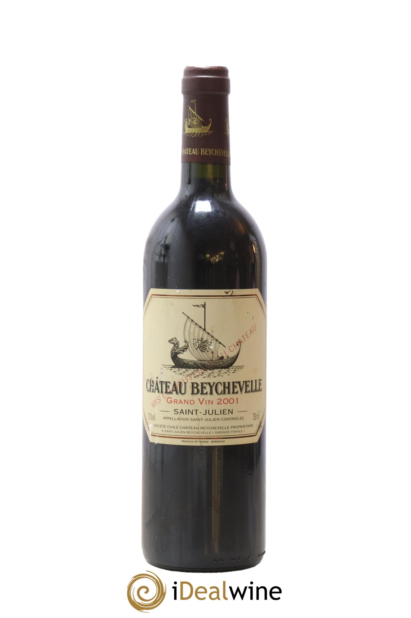 Château Beychevelle 4ème Grand Cru Classé 2001 - Lot de 1 bouteille - 0