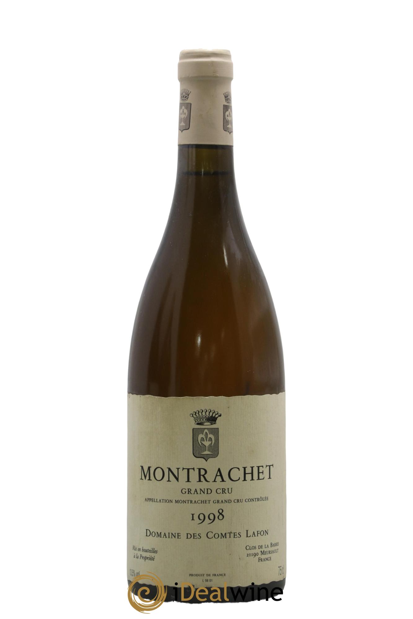 Montrachet Grand Cru Comtes Lafon (Domaine des) 1998 - Lotto di 1 bottiglia - 0