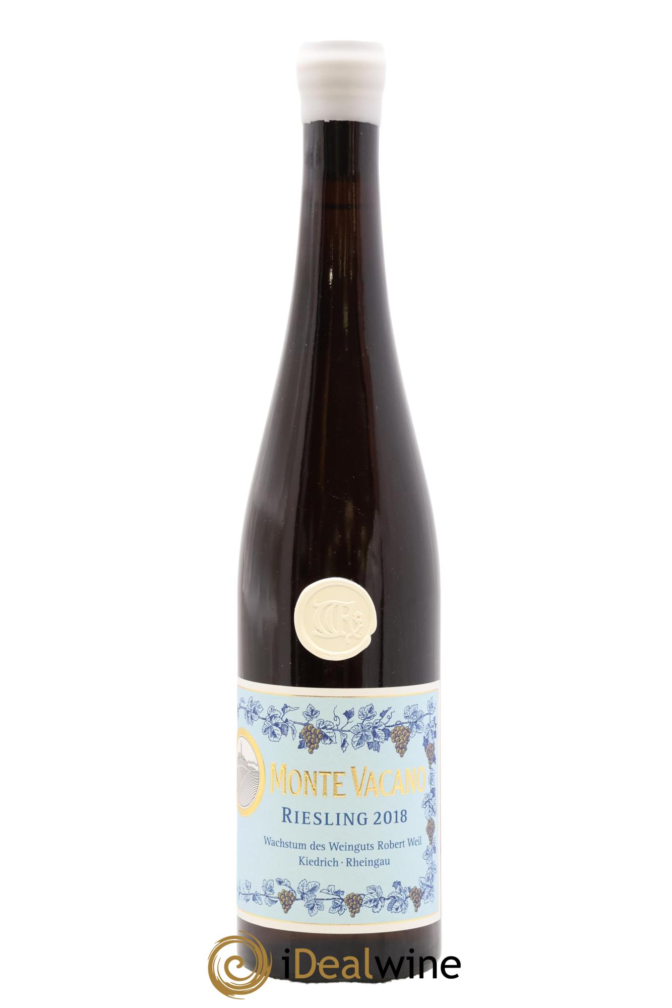 Rheingau Riesling Kiedricher Grafenberg Monte Vacano Robert Weil 2018 - Lot of 1 bottle - 1