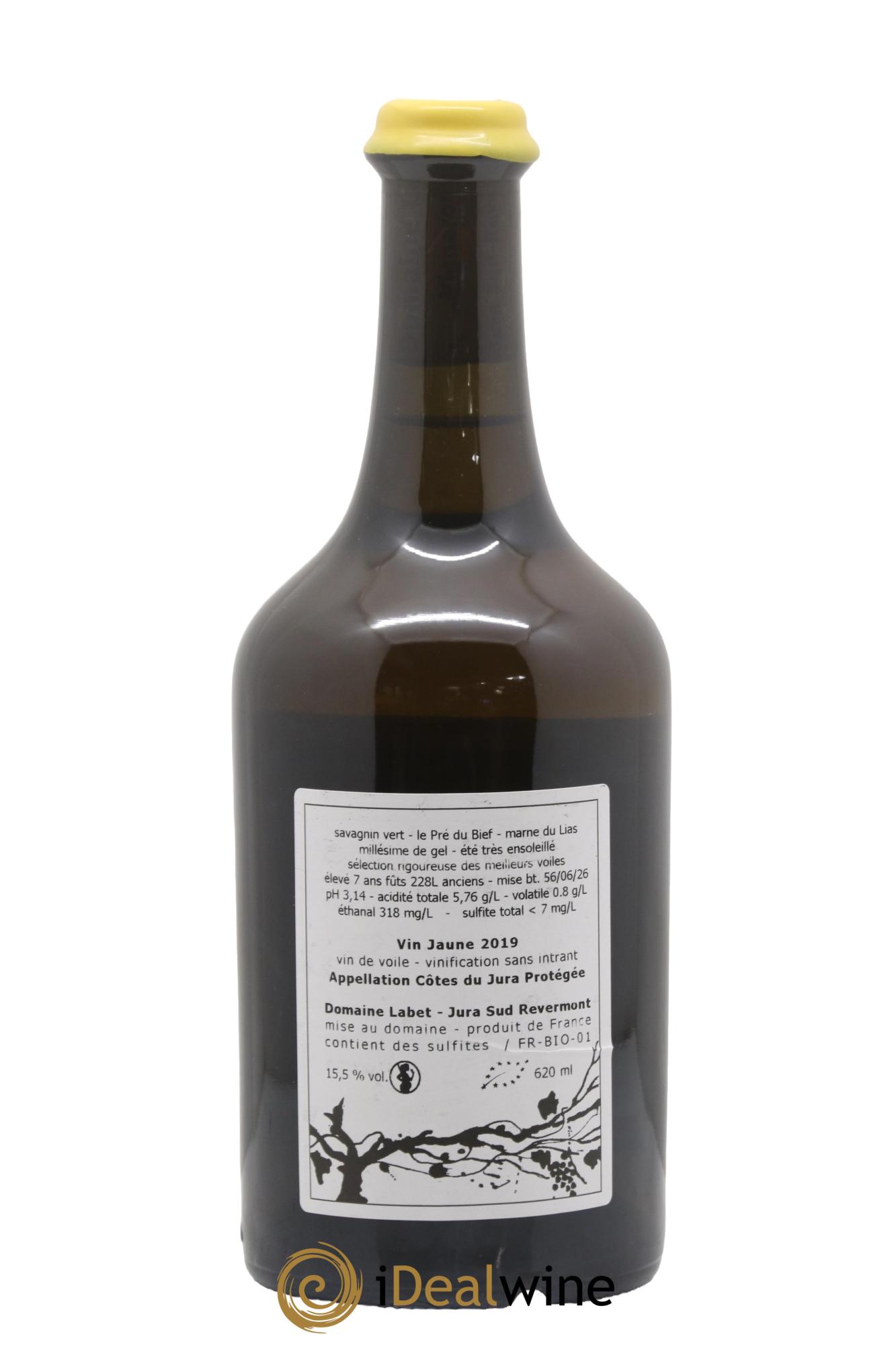 Côtes du Jura Vin Jaune Romain - Julien - Charline Labet 2019 - Posten von 1 Clavelin - 1