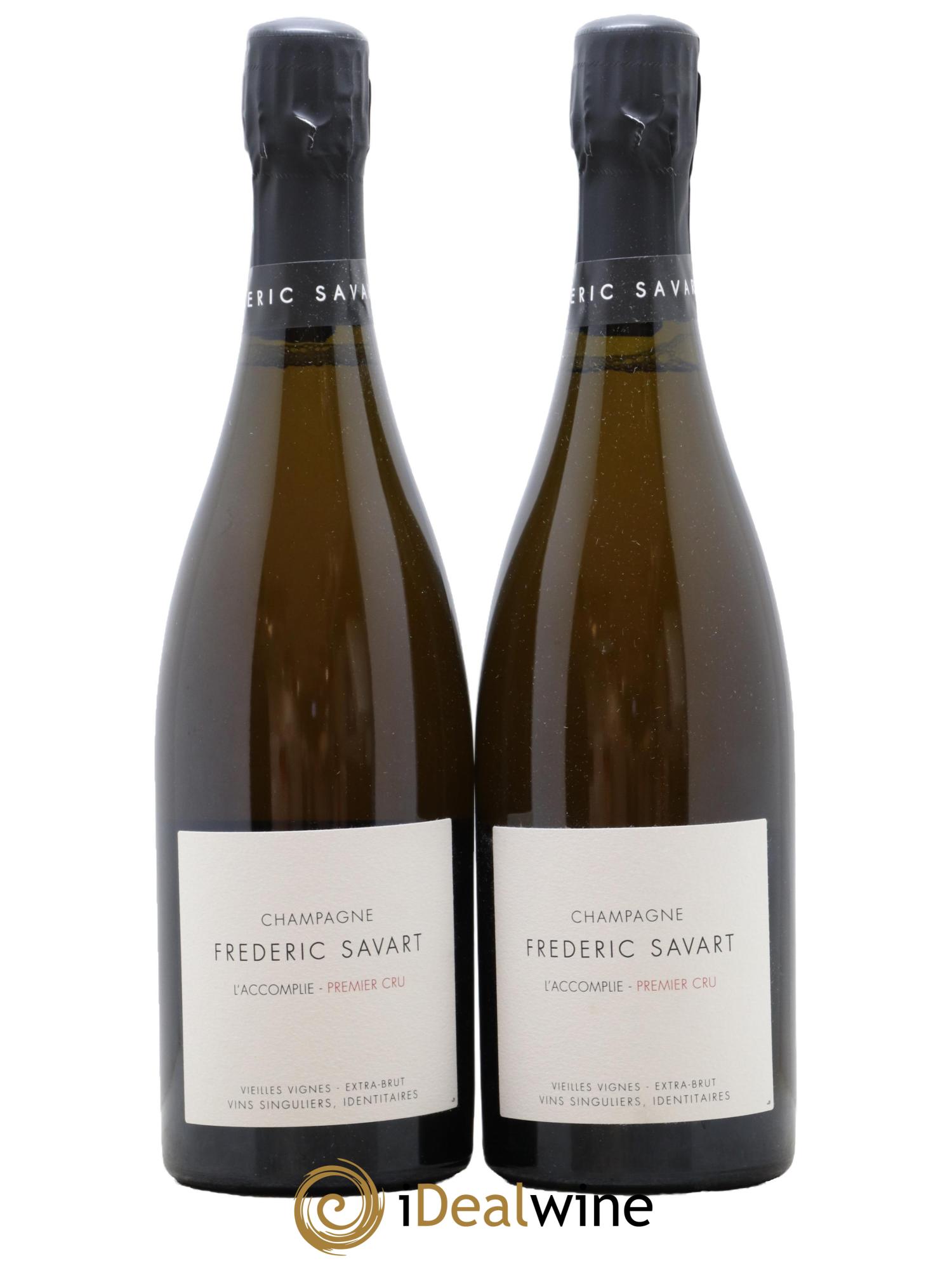 L'Accomplie 1er Cru Extra-Brut Vieilles Vignes Frédéric Savart - Lot de 2 bouteilles - 0