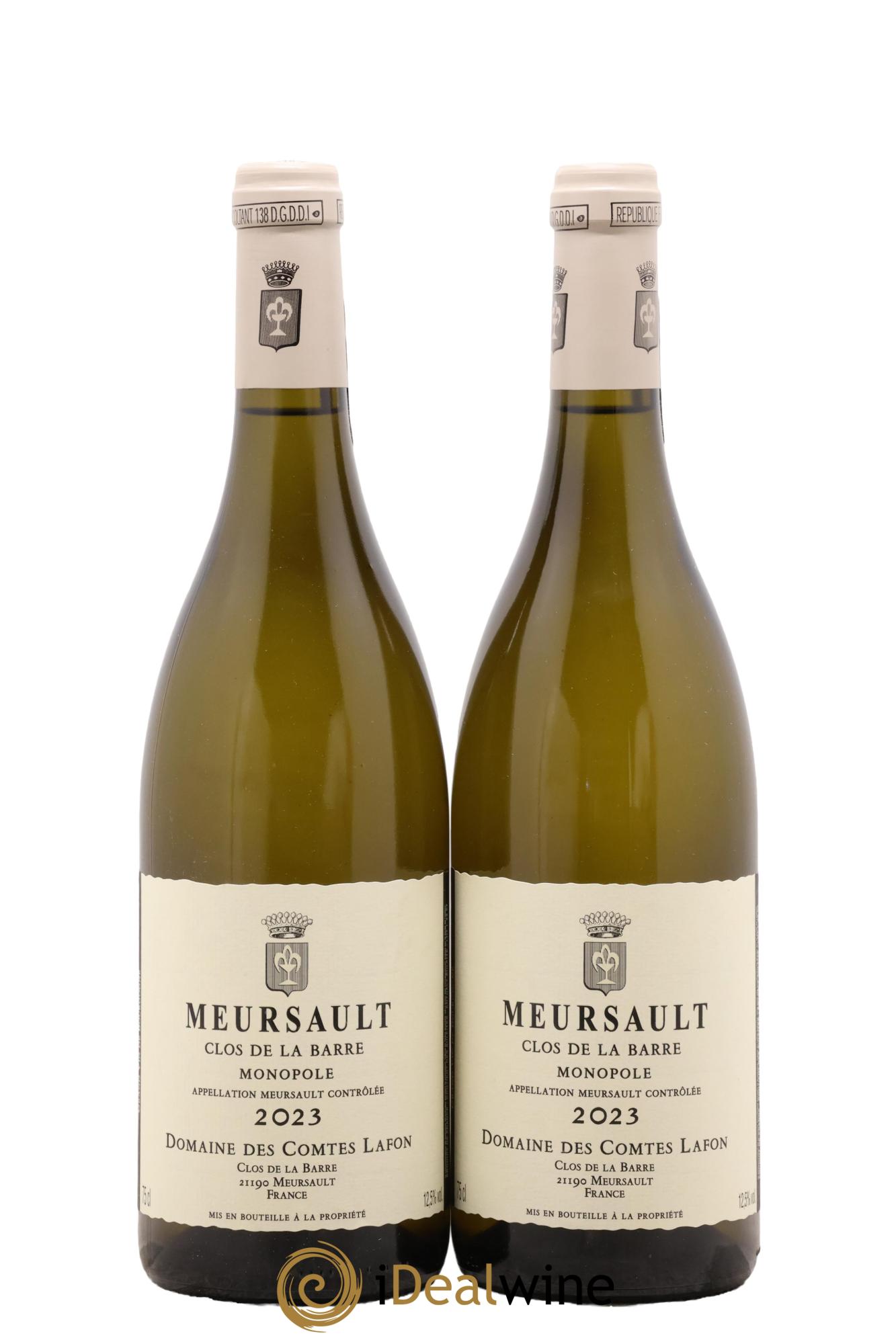 Meursault Clos de la Barre Comtes Lafon (Domaine des) 2023 - Lot of 2 bottles - 0