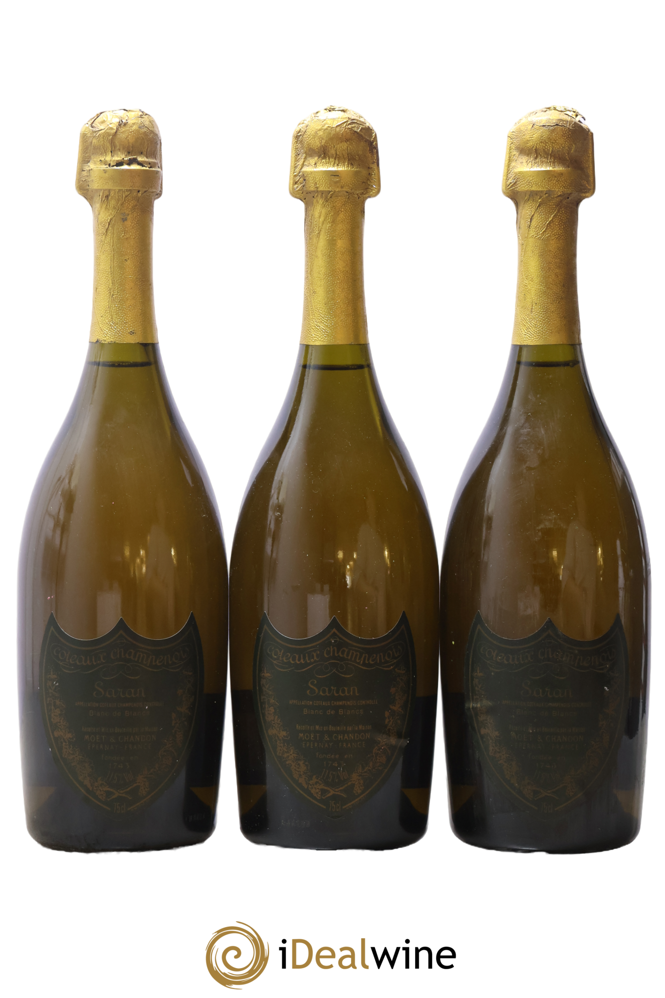 Saran Blanc de Blancs Moët et Chandon - Lot de 3 bouteilles - 0
