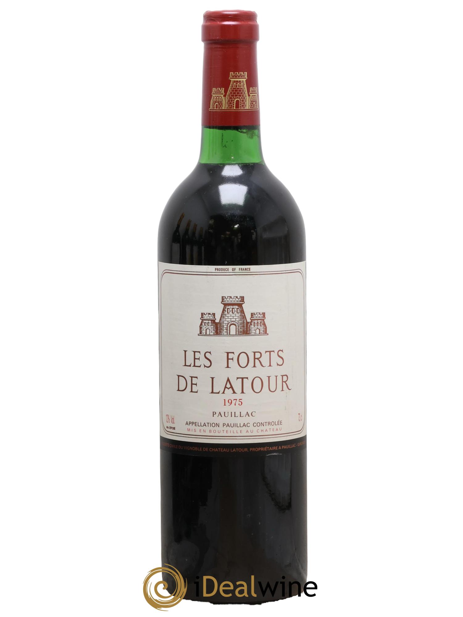 Les Forts de Latour Second Vin 1975 - Lot de 1 bouteille - 0