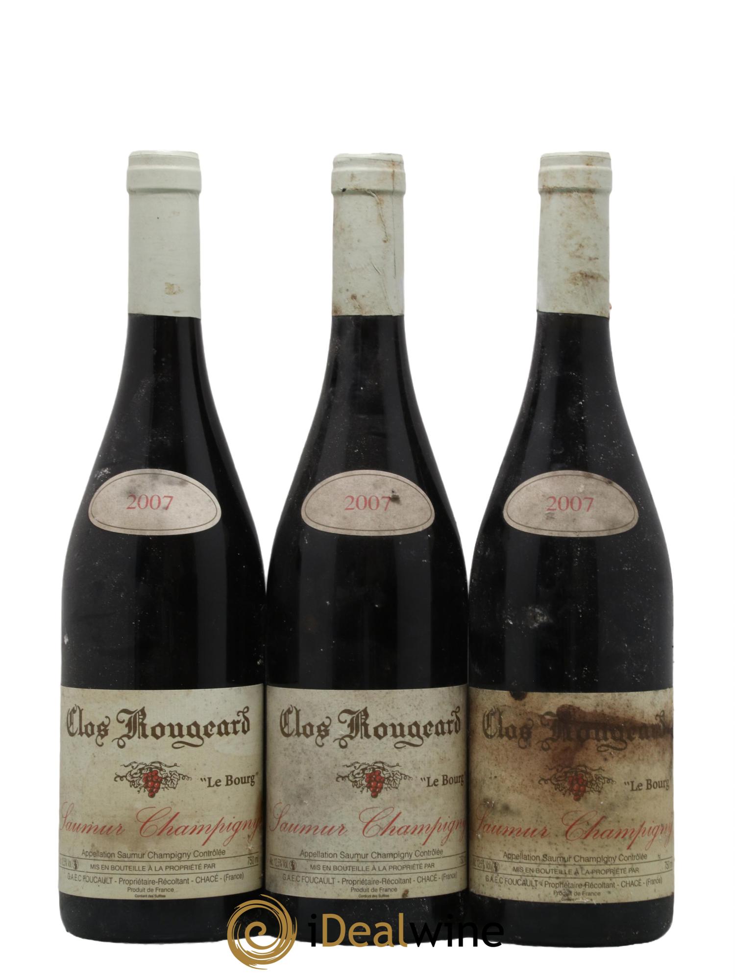 Saumur-Champigny Le Bourg Clos Rougeard 2007 - Lot de 3 bouteilles - 0