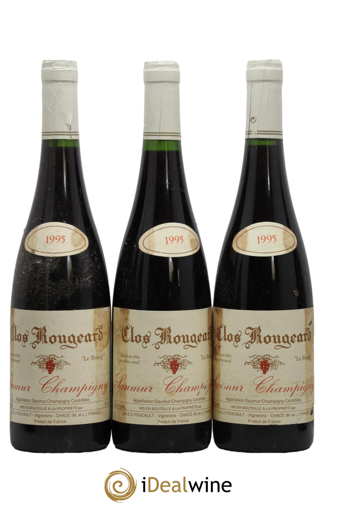 Saumur-Champigny Le Bourg Clos Rougeard  1995 - Lot de 12 bouteilles - 3