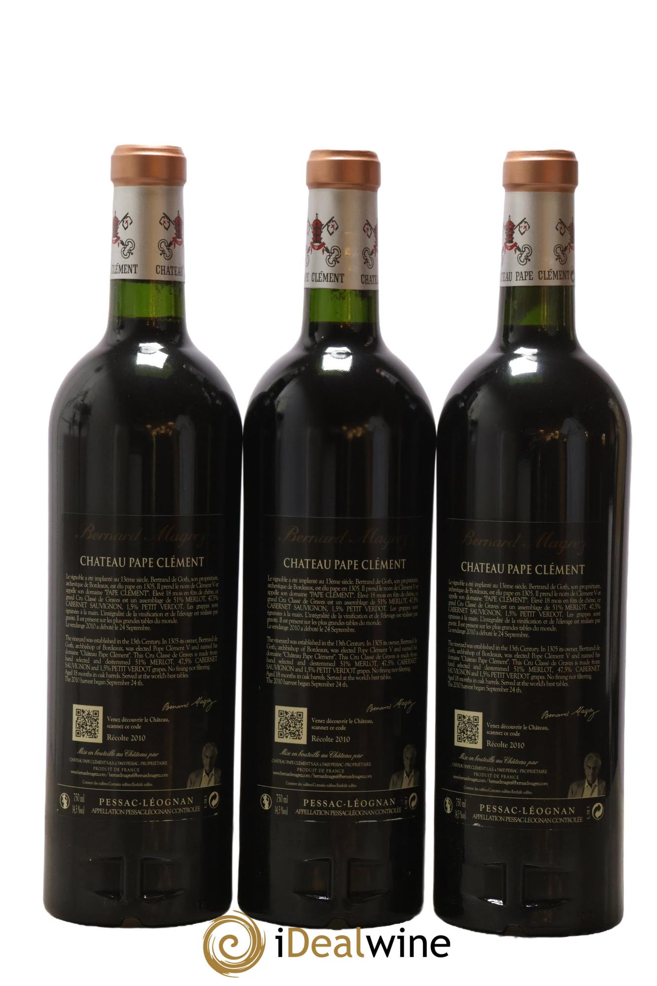 Château Pape Clément Cru Classé de Graves 2010 - Lotto di 6 bottiglie - 4