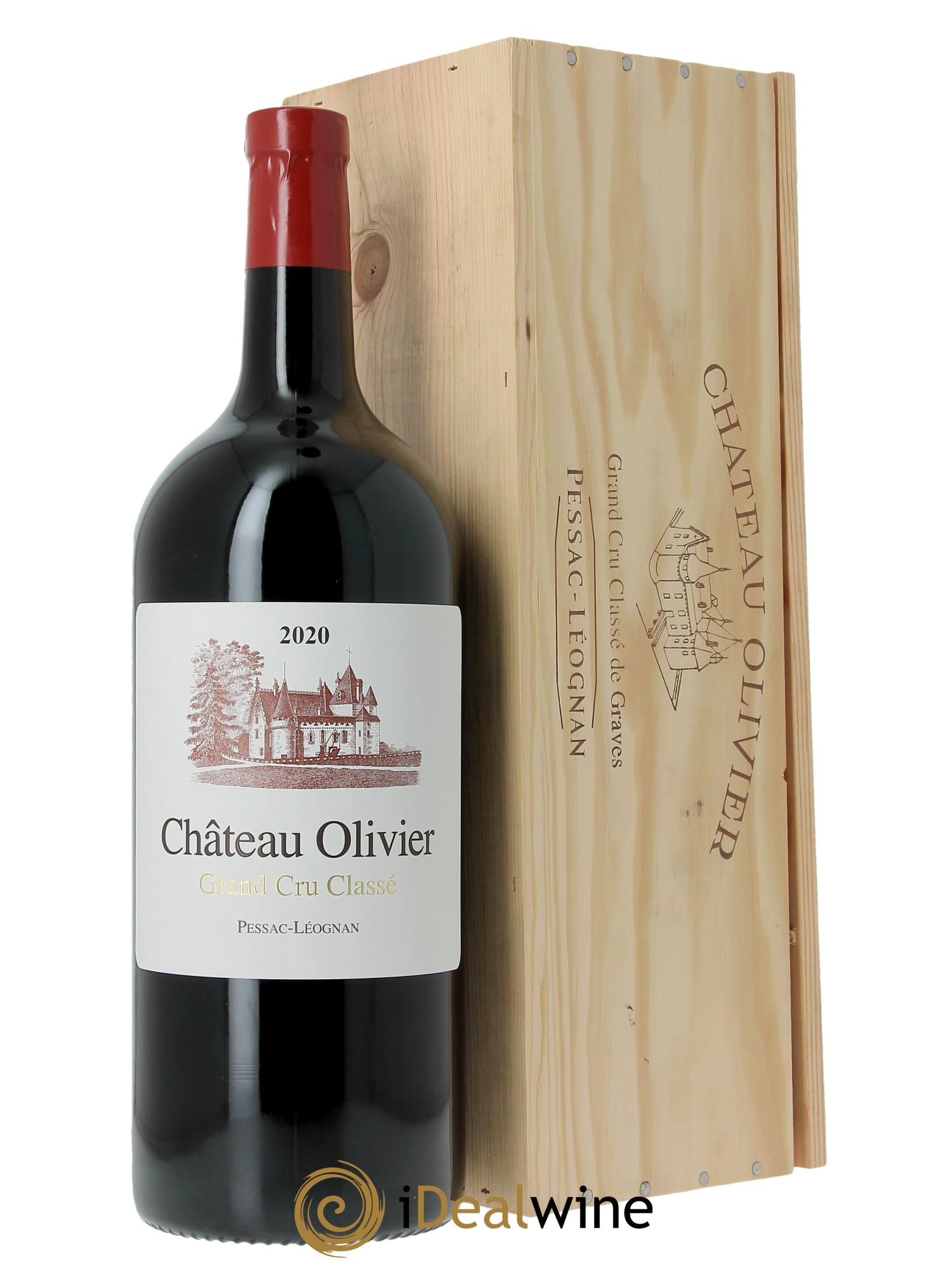 Château Olivier Cru Classé de Graves  2020 - Lot de 1 double magnum - 0