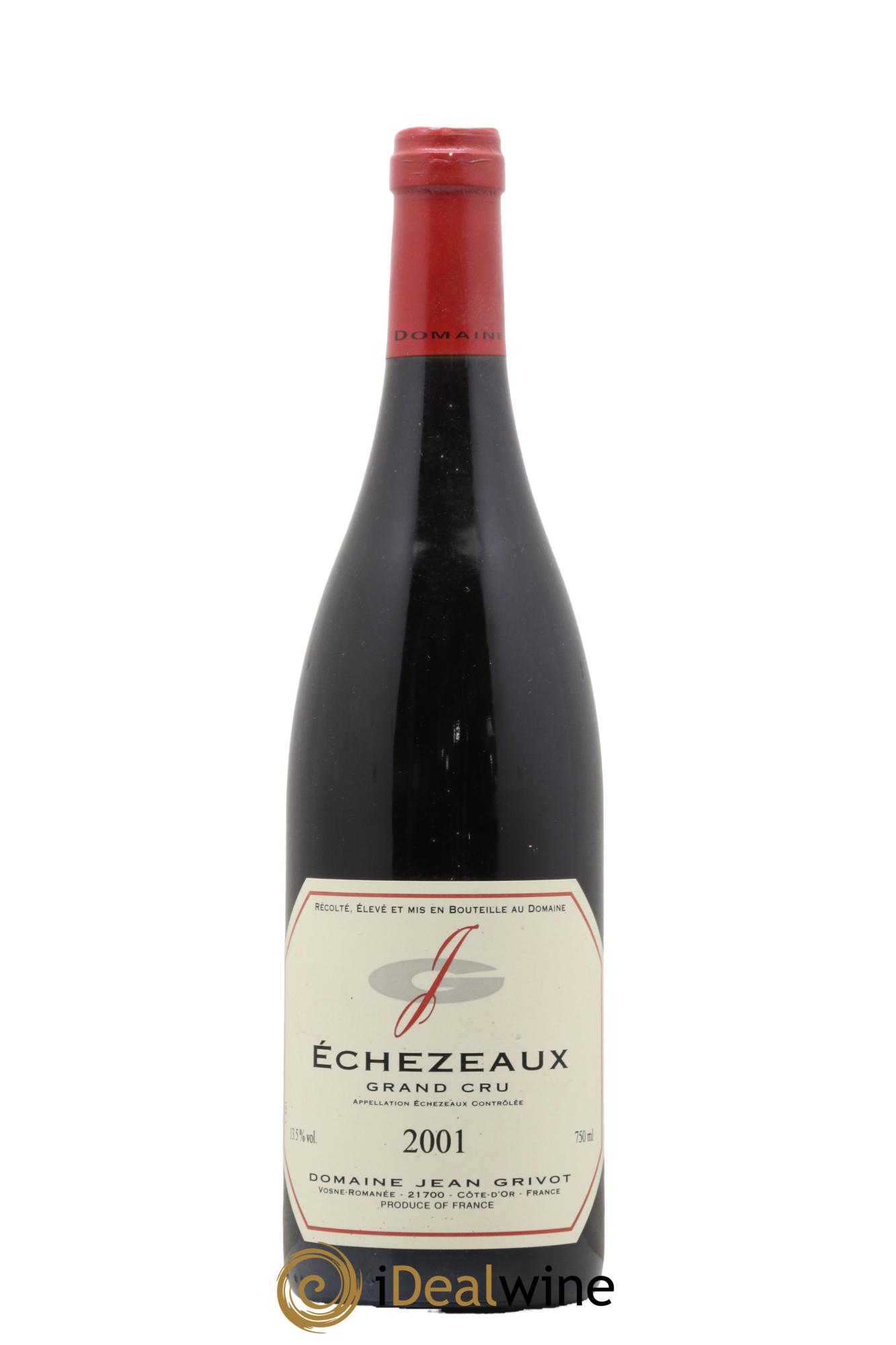 Echezeaux Grand Cru Jean Grivot 2001 - Lot de 1 bouteille - 0