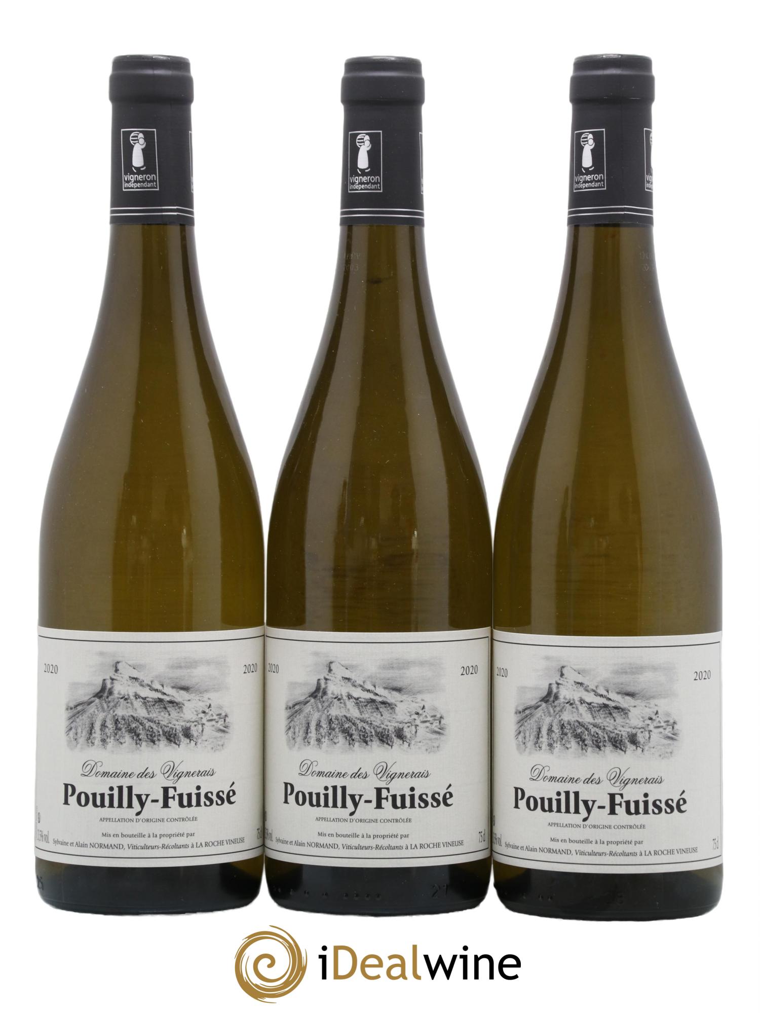 Pouilly-Fuissé Domaine des Vignerais 2020 - Lot de 3 bouteilles - 0