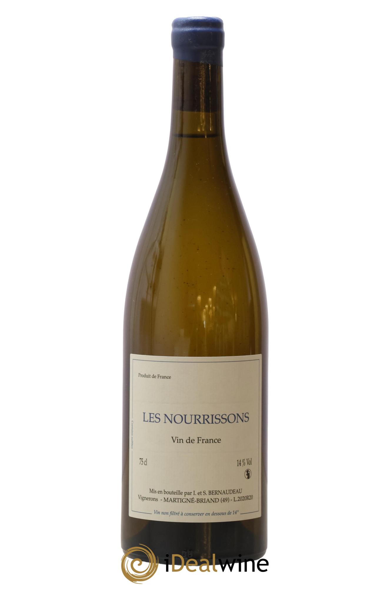Vin de France Les Nourrissons Stéphane Bernaudeau 2020 - Lot de 1 bouteille - 0