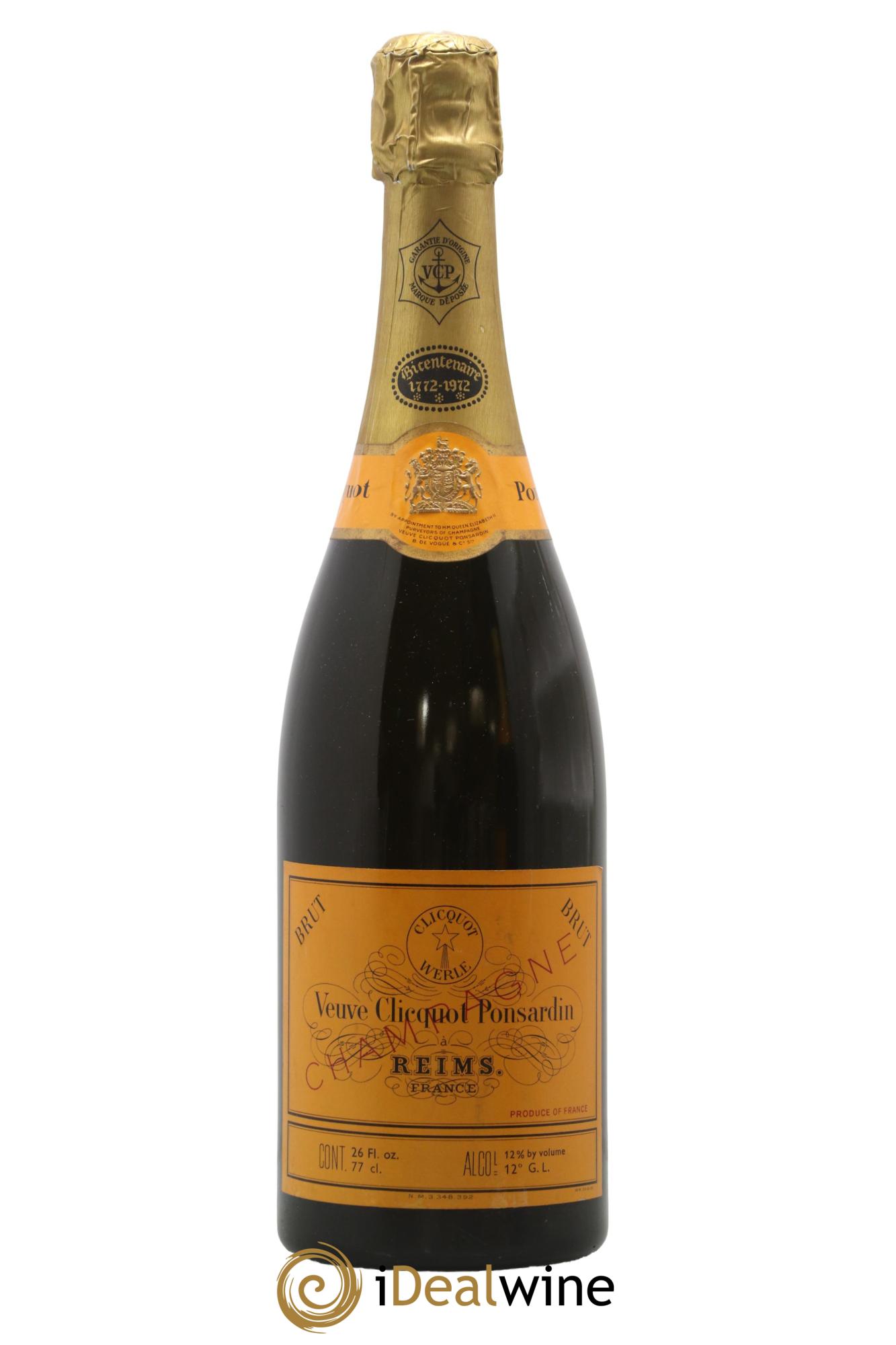 Brut Réserve Veuve Clicquot - Lot de 1 bouteille - 0