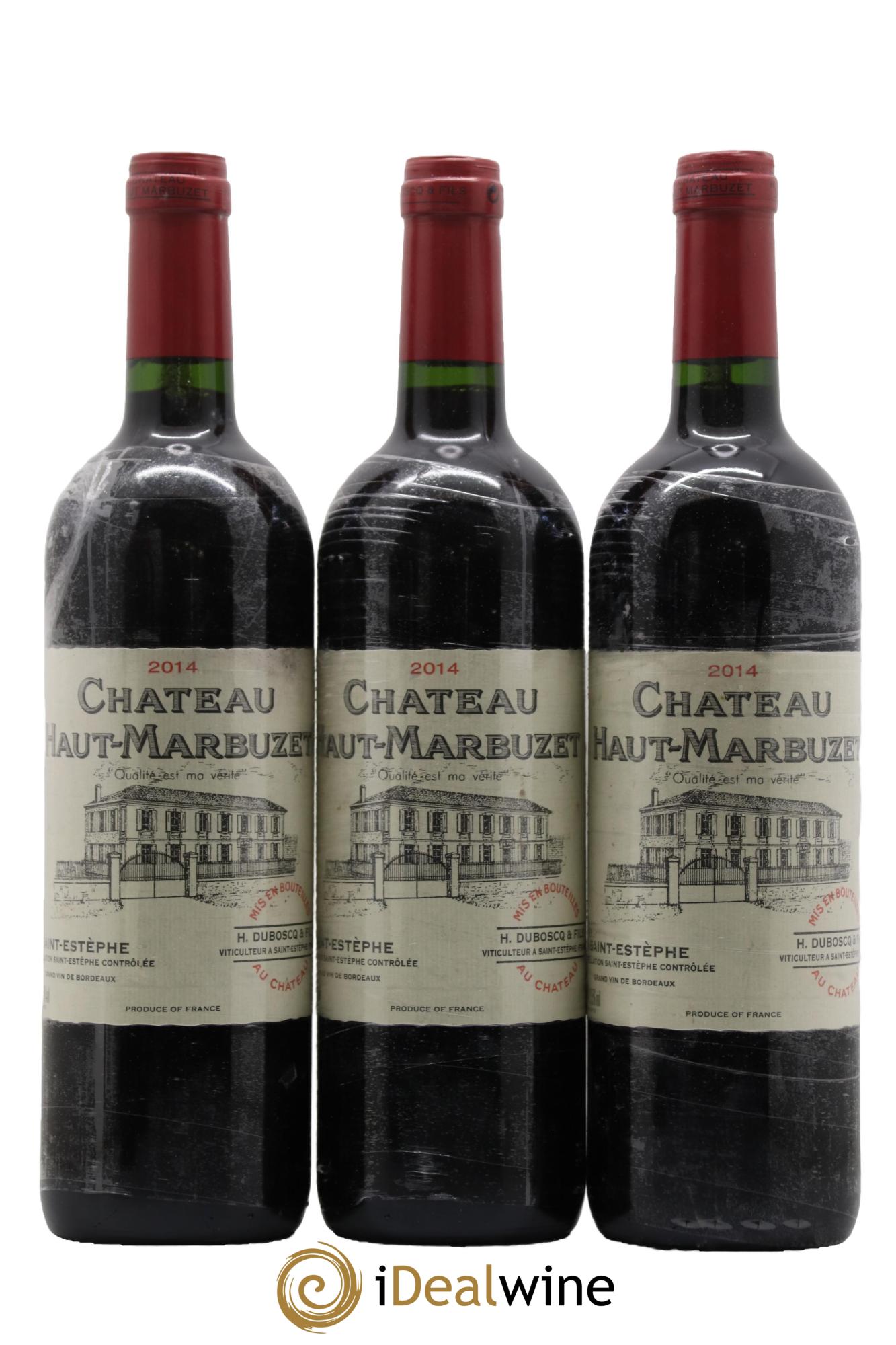 Château Haut Marbuzet 2014 - Lot de 3 bouteilles - 0