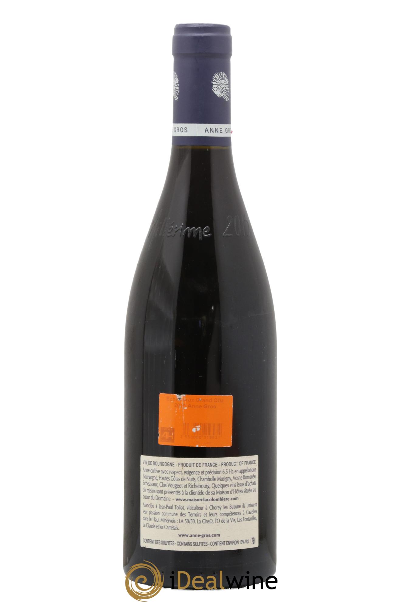 Echezeaux Grand Cru Les Loachausses Anne Gros 2015 - Lotto di 1 bottiglia - 1
