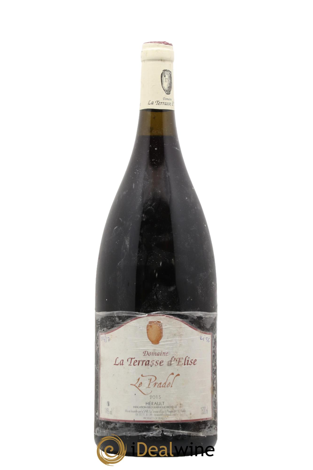 Pays d'Hérault Le Pradel Terrasse d'Elise (Domaine de la) 2015 - Lot de 1 magnum - 0