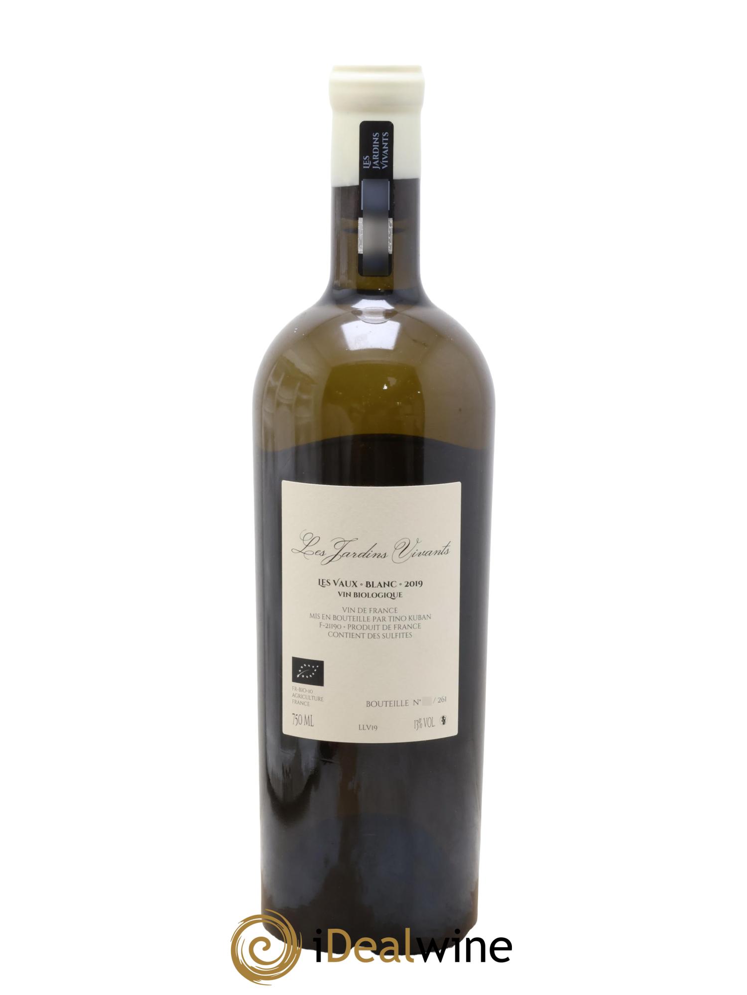 Vin de France Les Vaux Tino Kuban Les Jardins Vivants 2019 - Lot of 1 bottle - 1