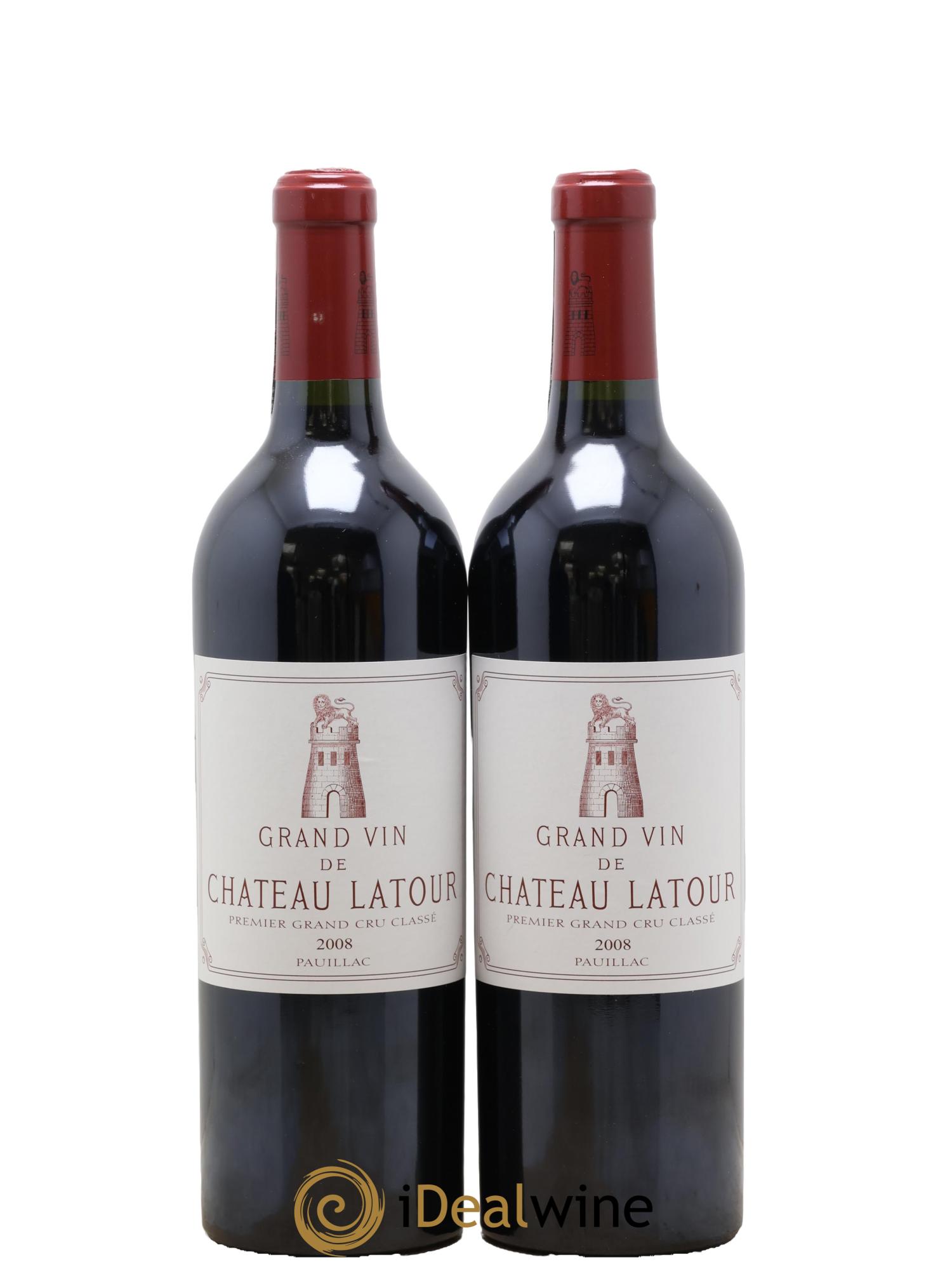 Château Latour 1er Grand Cru Classé 2008 - Posten von 2 Flaschen - 0