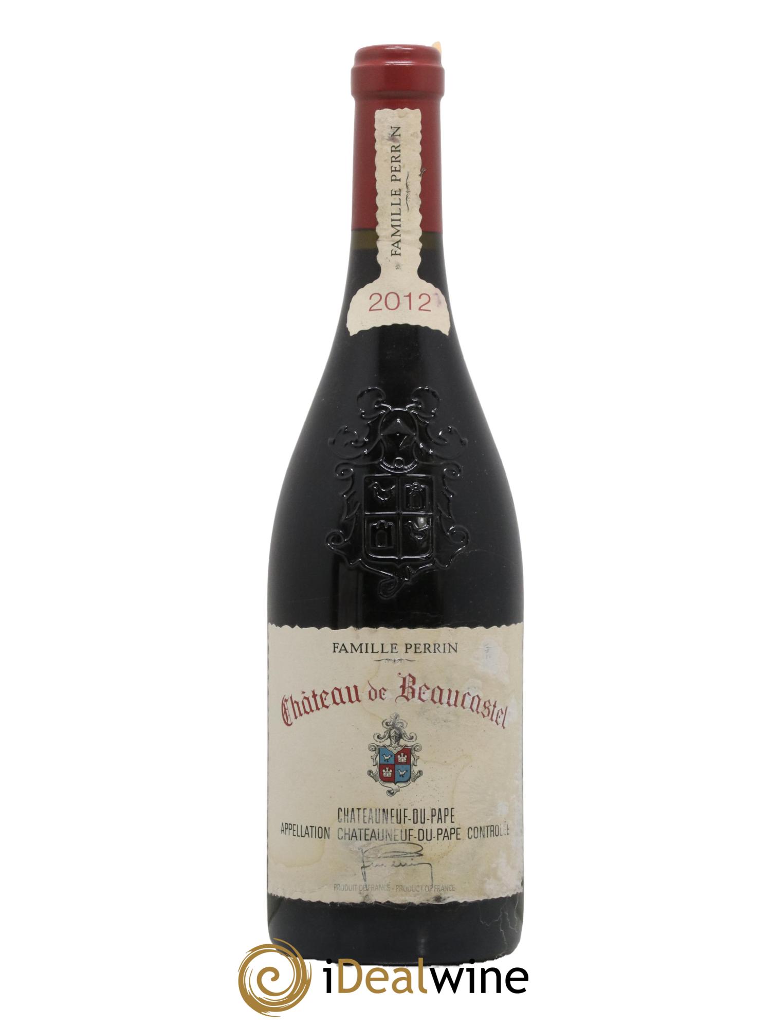 Châteauneuf-du-Pape Château de Beaucastel Famille Perrin 2012 - Lot de 1 bouteille - 0