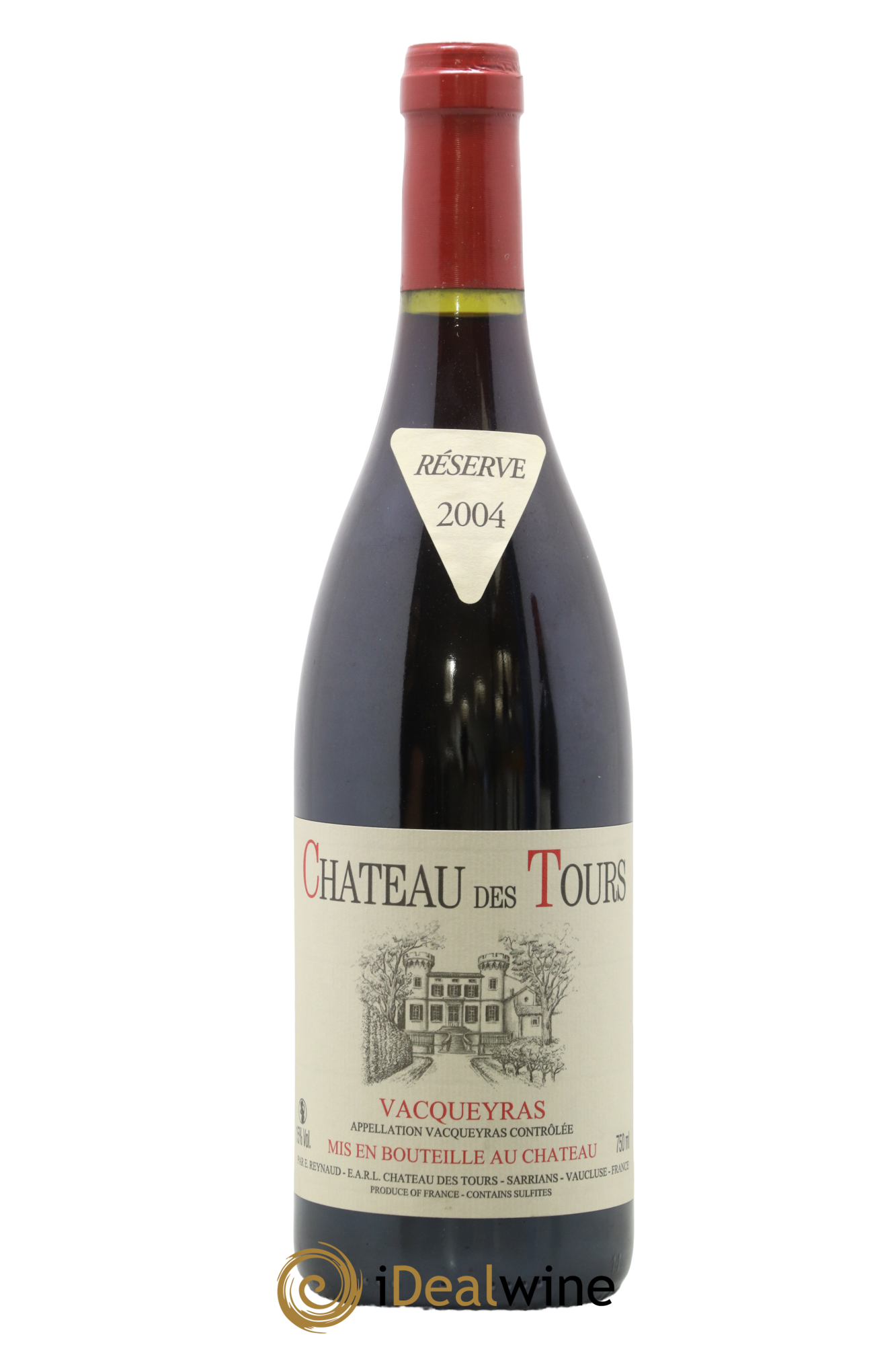 Vacqueyras Château des Tours Emmanuel Reynaud 2004 - Lot de 1 bouteille - 0