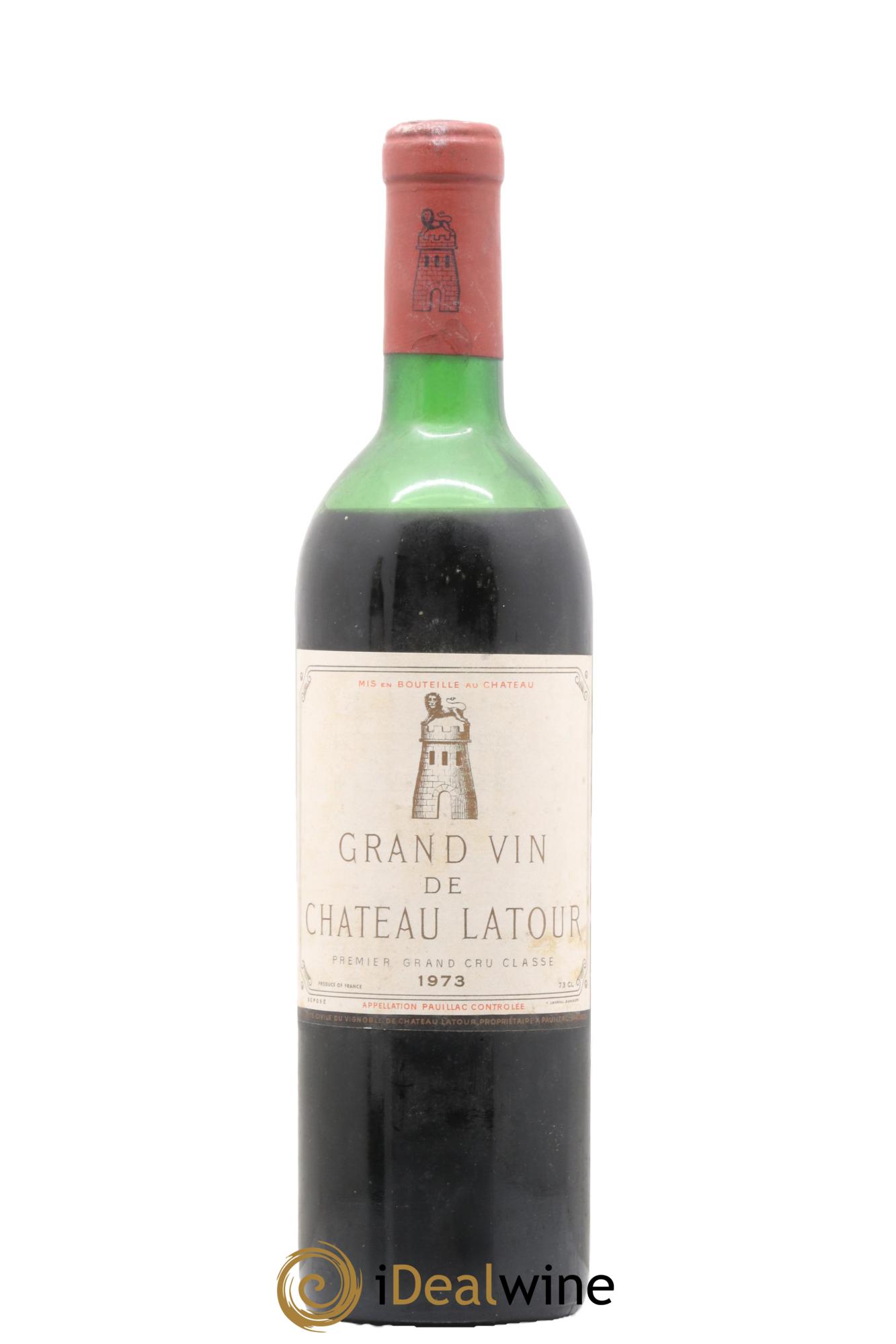 Château Latour 1er Grand Cru Classé 1973 - Lot de 1 bouteille - 0