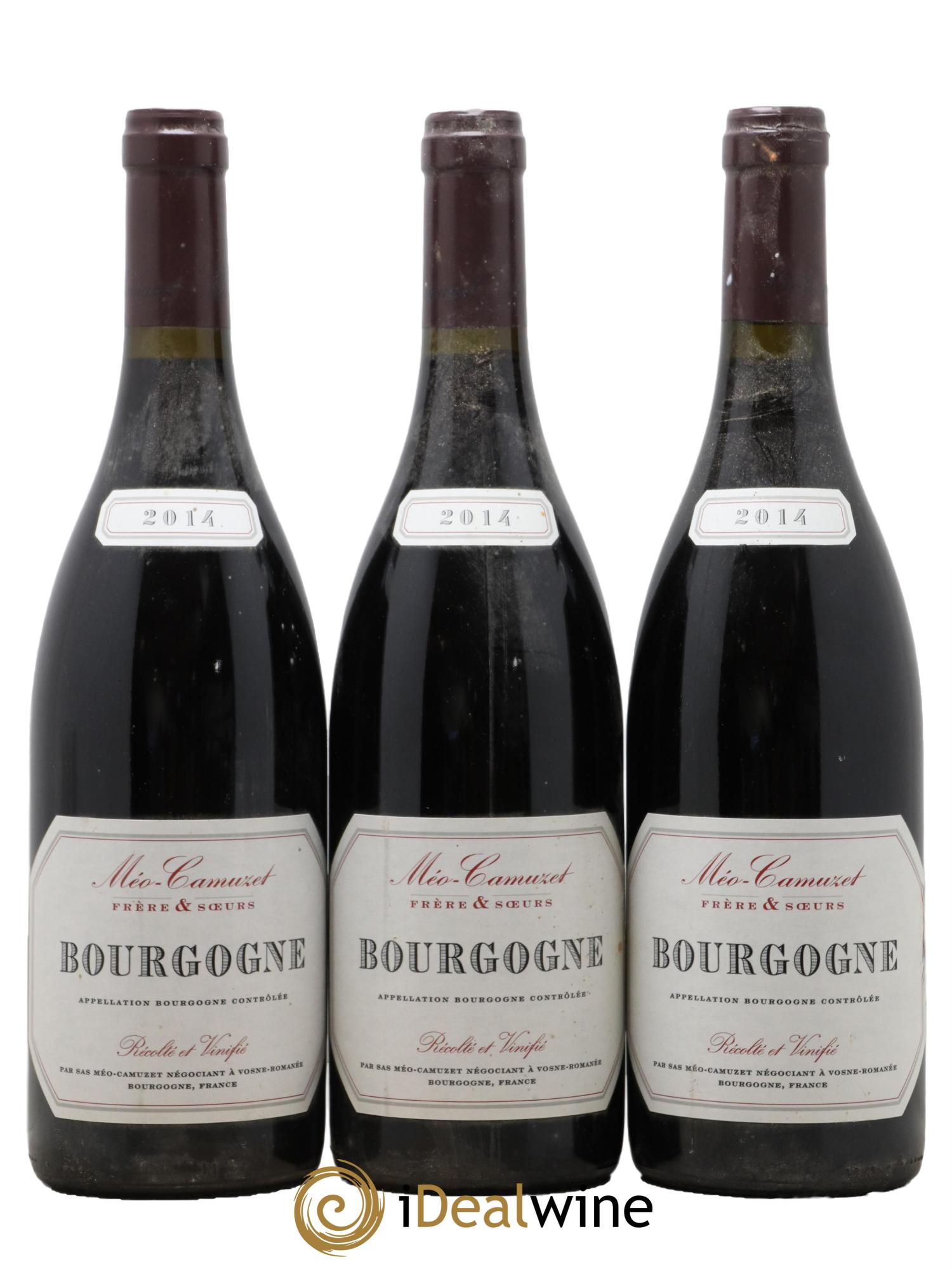 Bourgogne Méo-Camuzet (Frère & Soeurs) 2014 - Lot de 3 bouteilles - 0