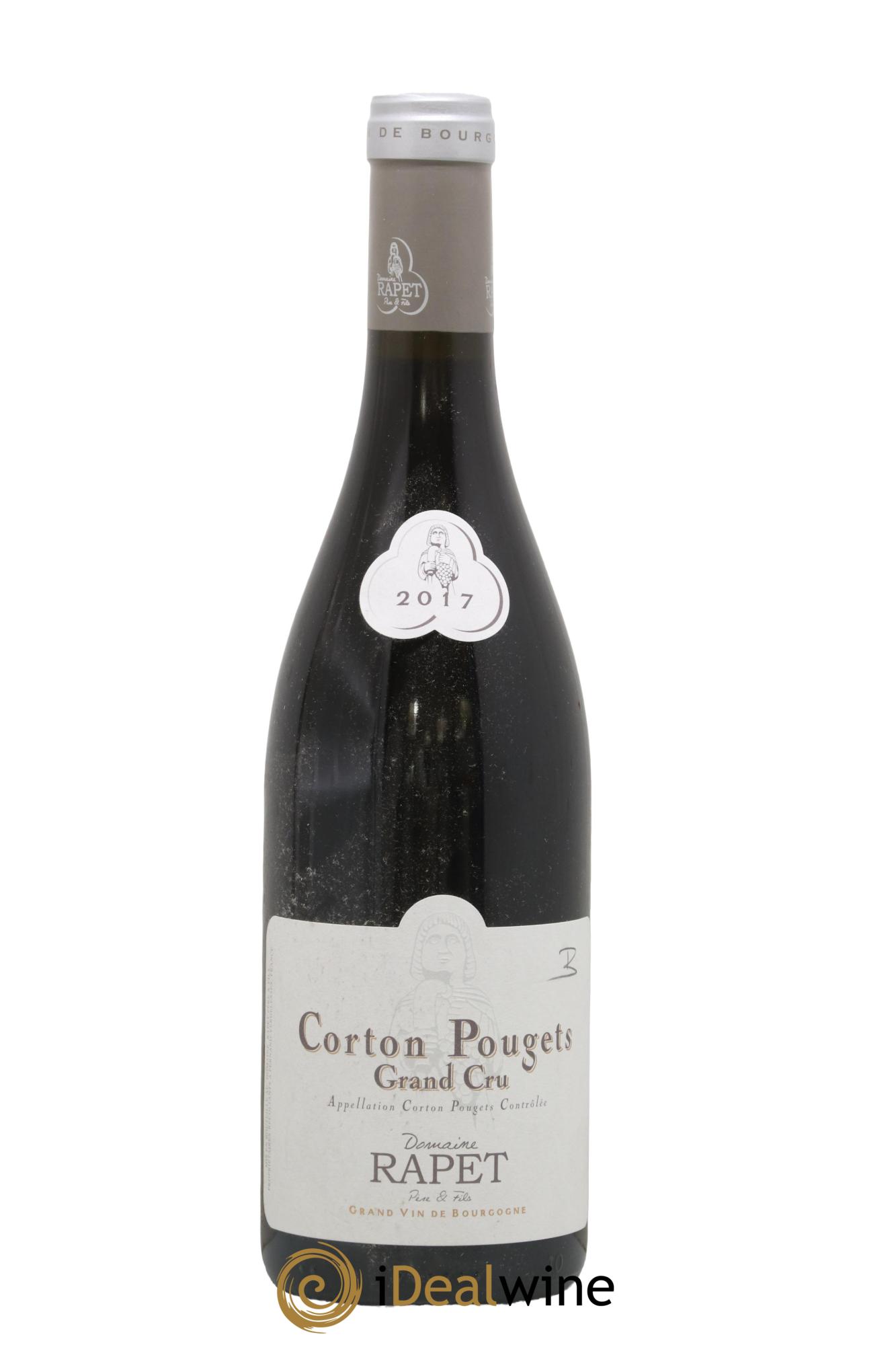 Corton Grand Cru Pougets Rapet Père & Fils 2017 - Lot of 1 bottle - 0