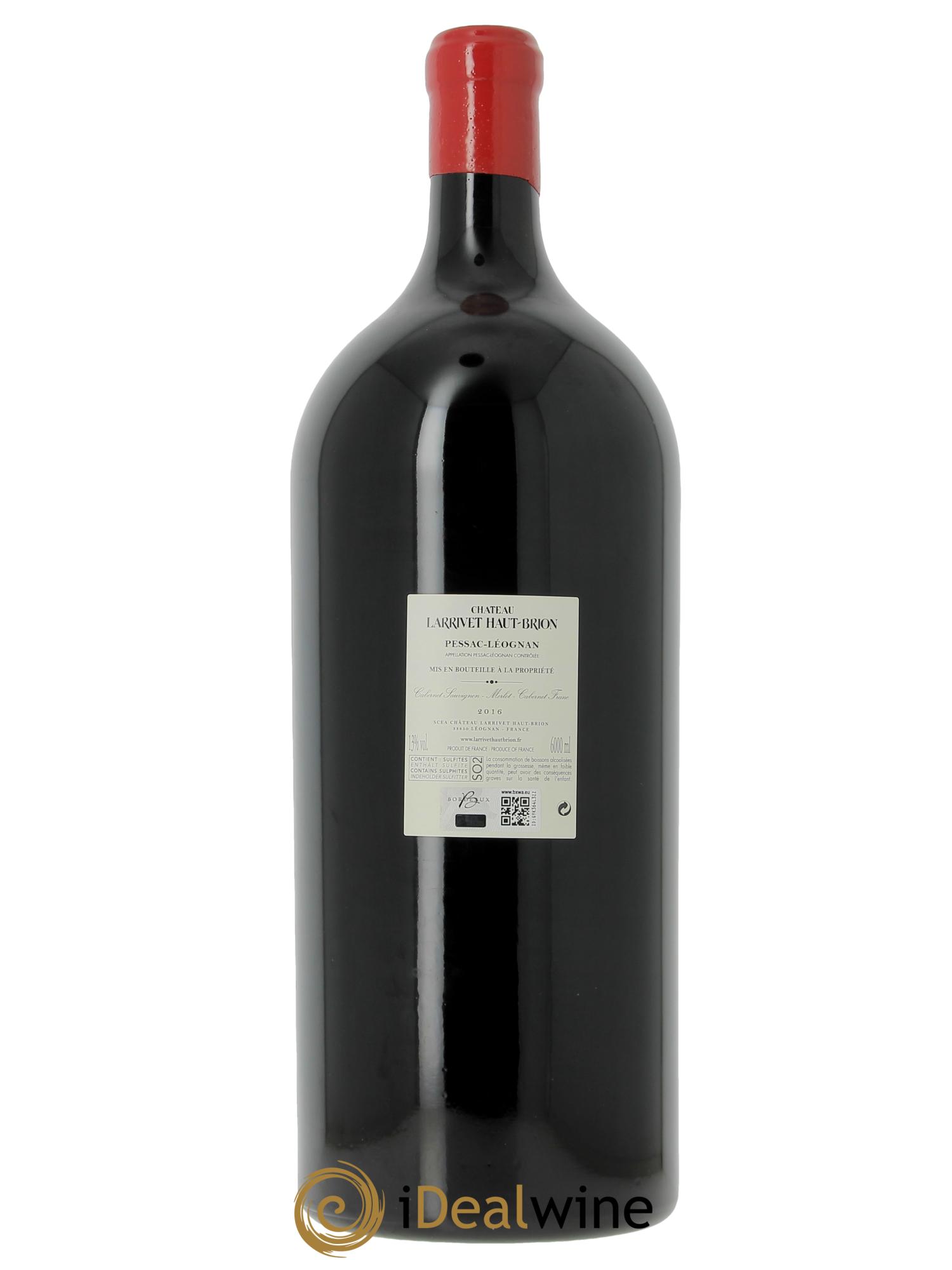 Château Larrivet Haut-Brion  2016 - Lotto di 1 mathusalem - 2