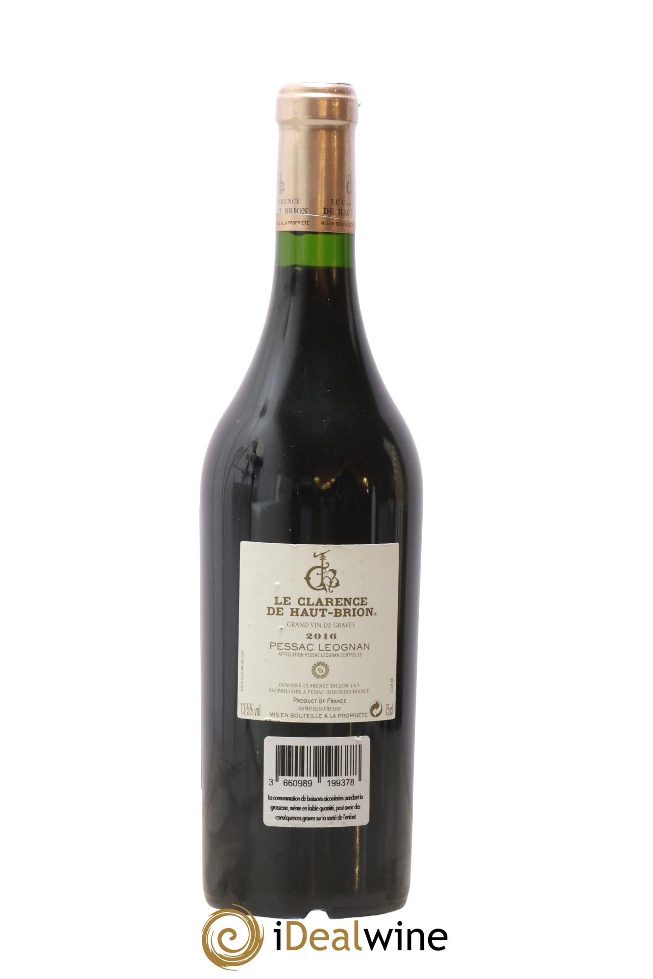 Clarence (Bahans) de Haut-Brion Second Vin 2016 - Lot of 1 bottle - 1