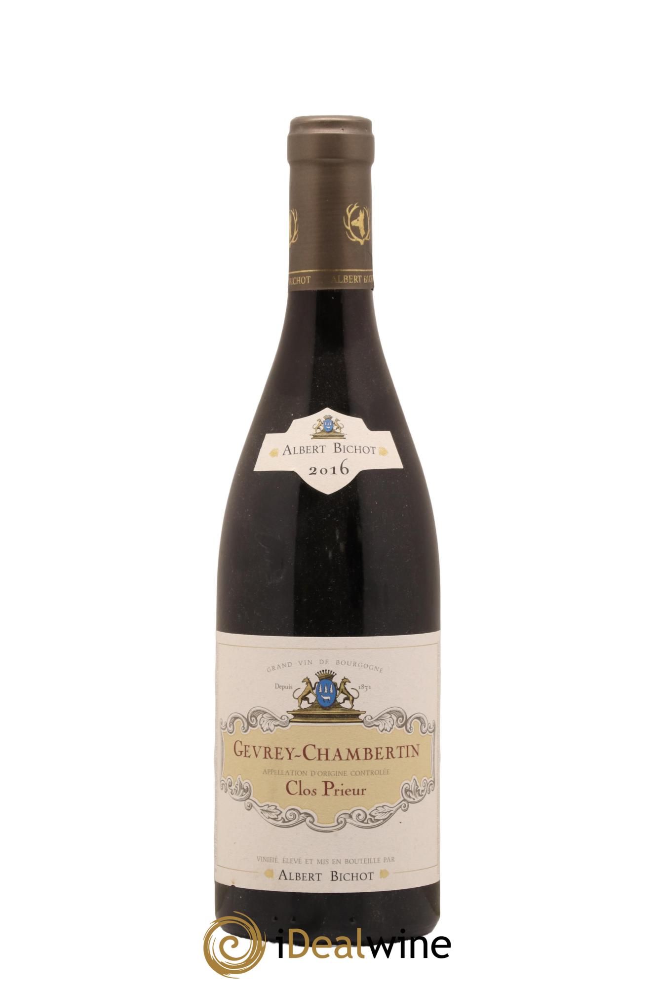 Gevrey-Chambertin Clos Prieur Maison Albert Bichot 2016 - Lot de 1 bouteille - 0